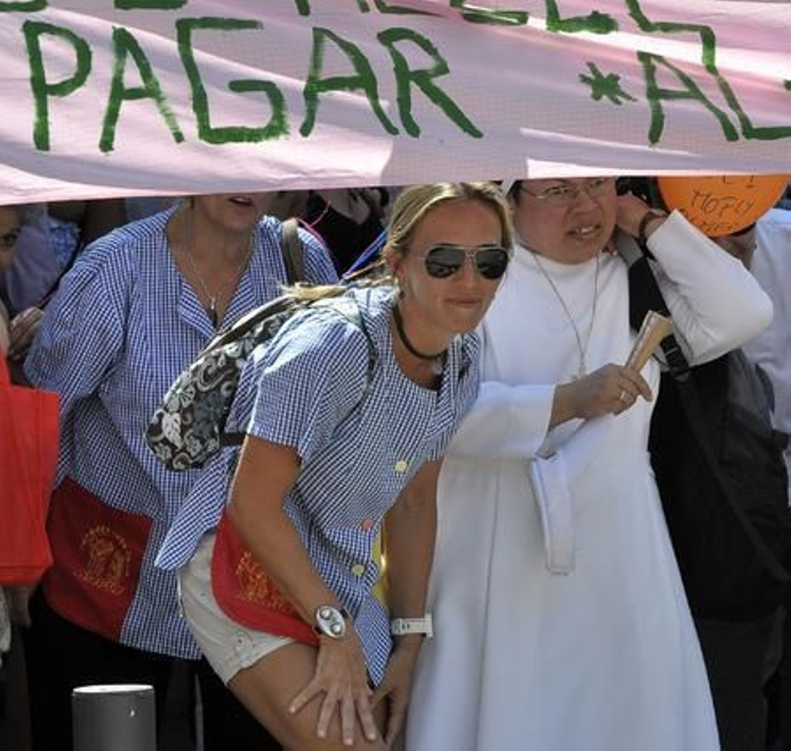 Manifestación frente a la Consejería de Educación de las guarderías que no reciben la financiación prevista.

Foto: Manuel Gómez