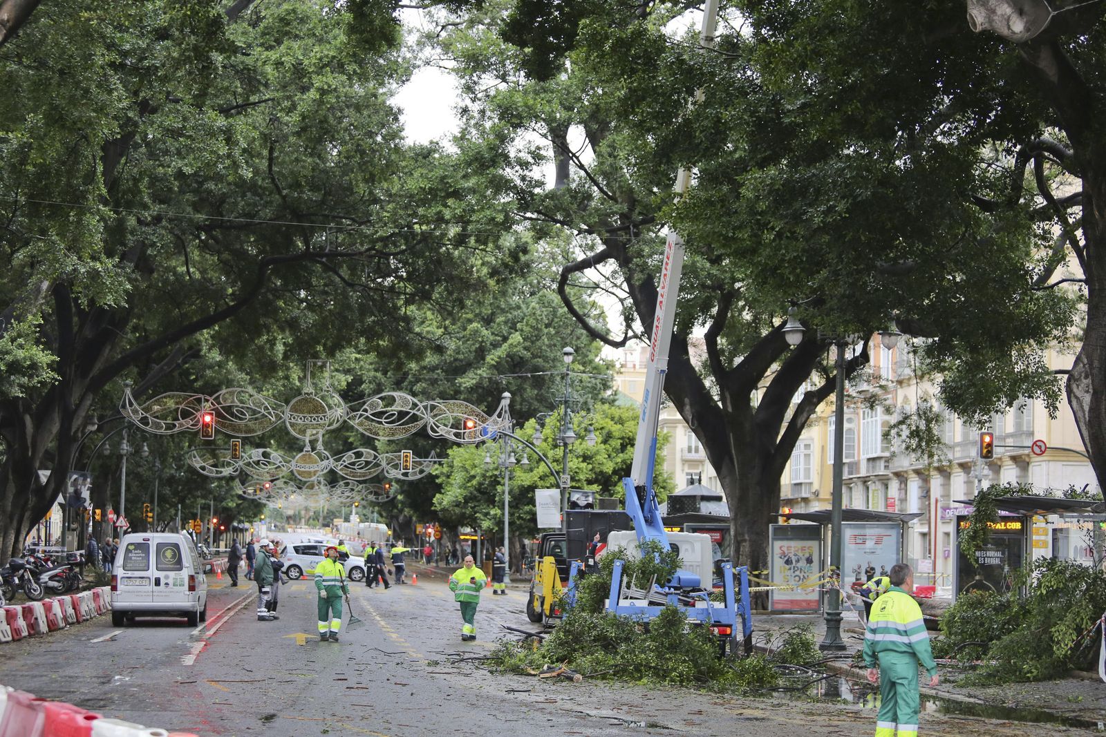 Las consecuencias del paso de 'Ana' por Málaga