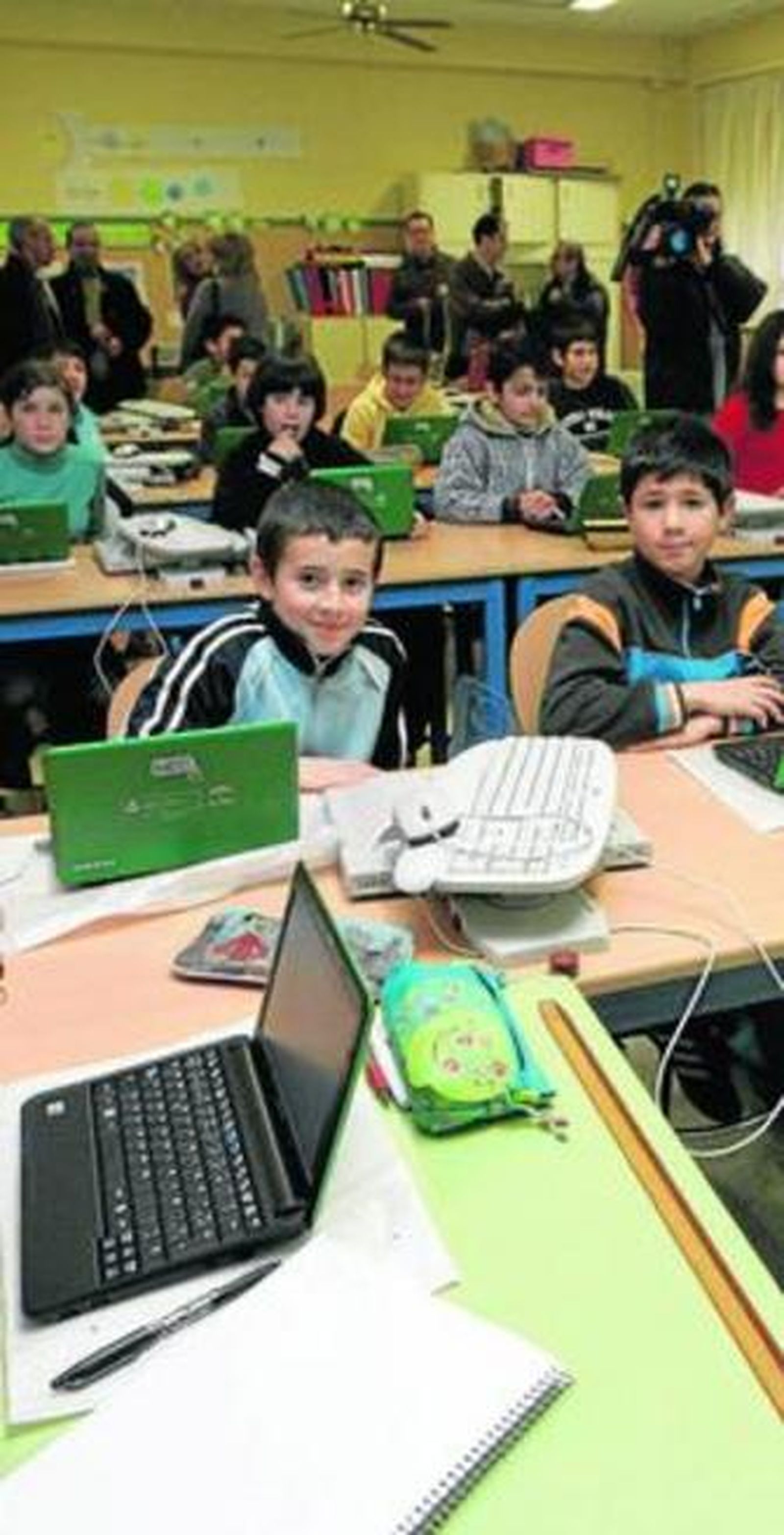 El colegio Madre de la Luz, uno de los centros TIC de la capital.