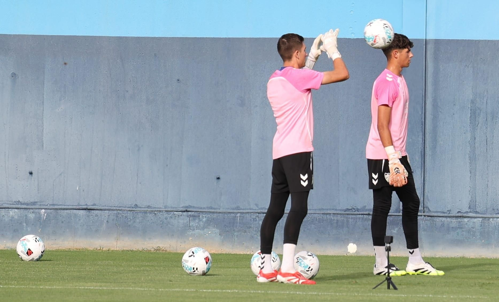 Javi Montero ya trabaja con el Málaga CF en el Anexo de La Rosaleda