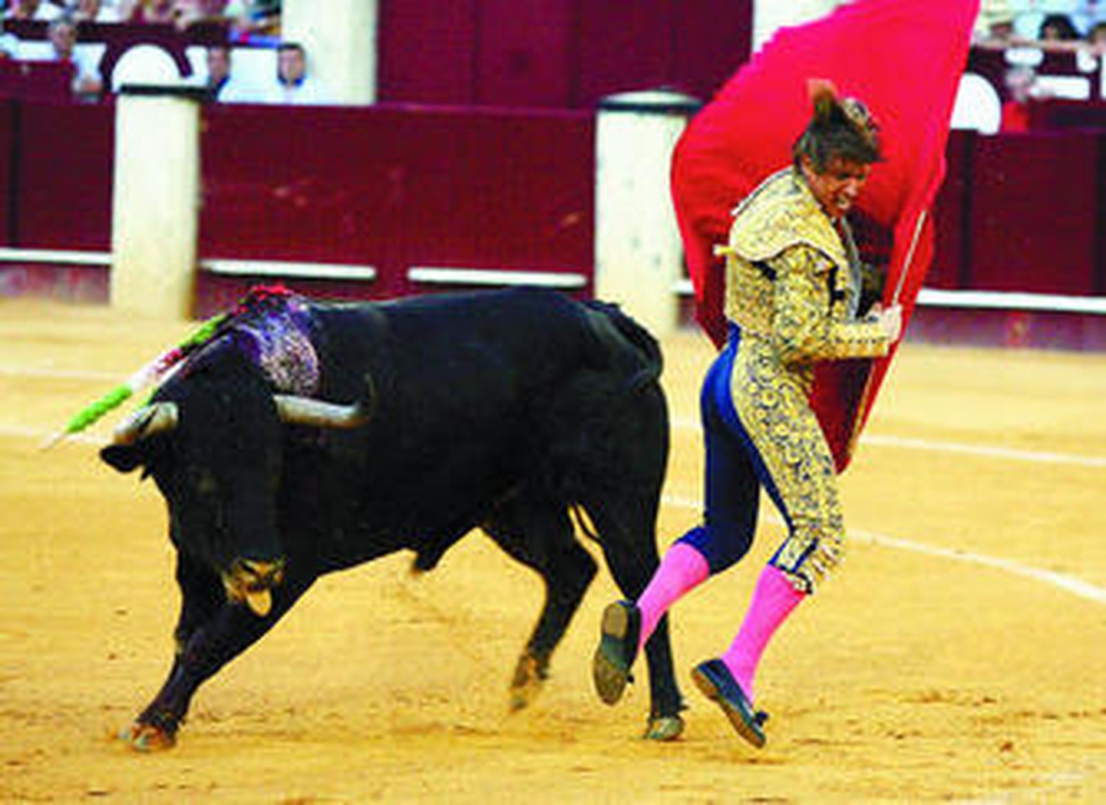 Manuel Díaz 'El Cordobés', en el salto de la rana.