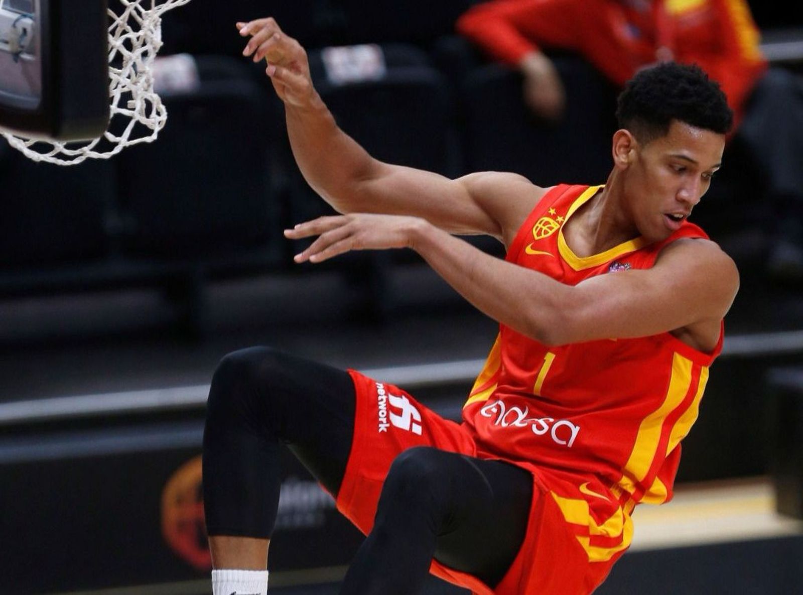 Tyson Pérez, con la selección.