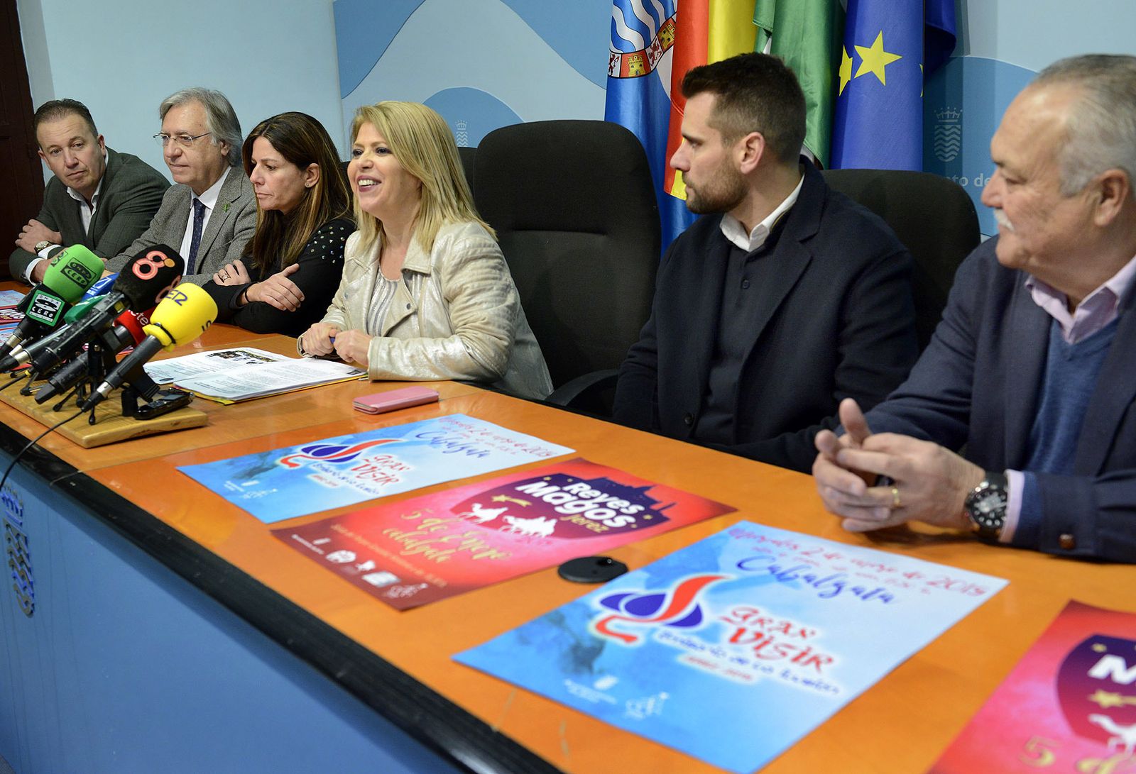 Presentación de las cabalgatas de los Reyes Magos y el Gran Visir, este viernes, en el Ayuntamiento.