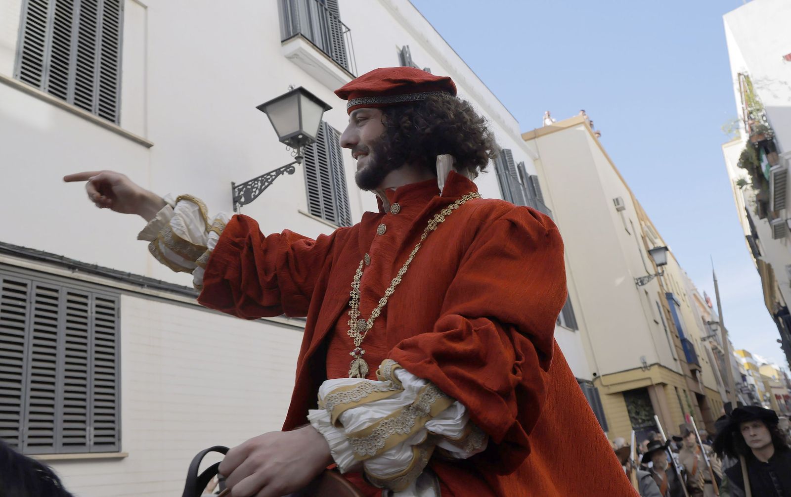 Desfile de Carlos V e Isabel de Portugal en Sevilla
