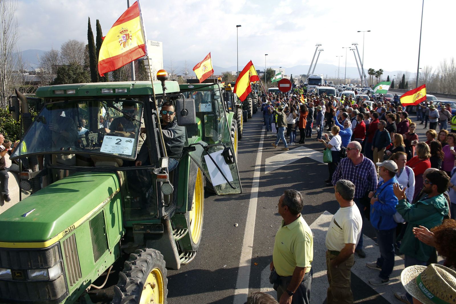 Curiosidades: las mejores fotos de la manifestación del campo en Granada