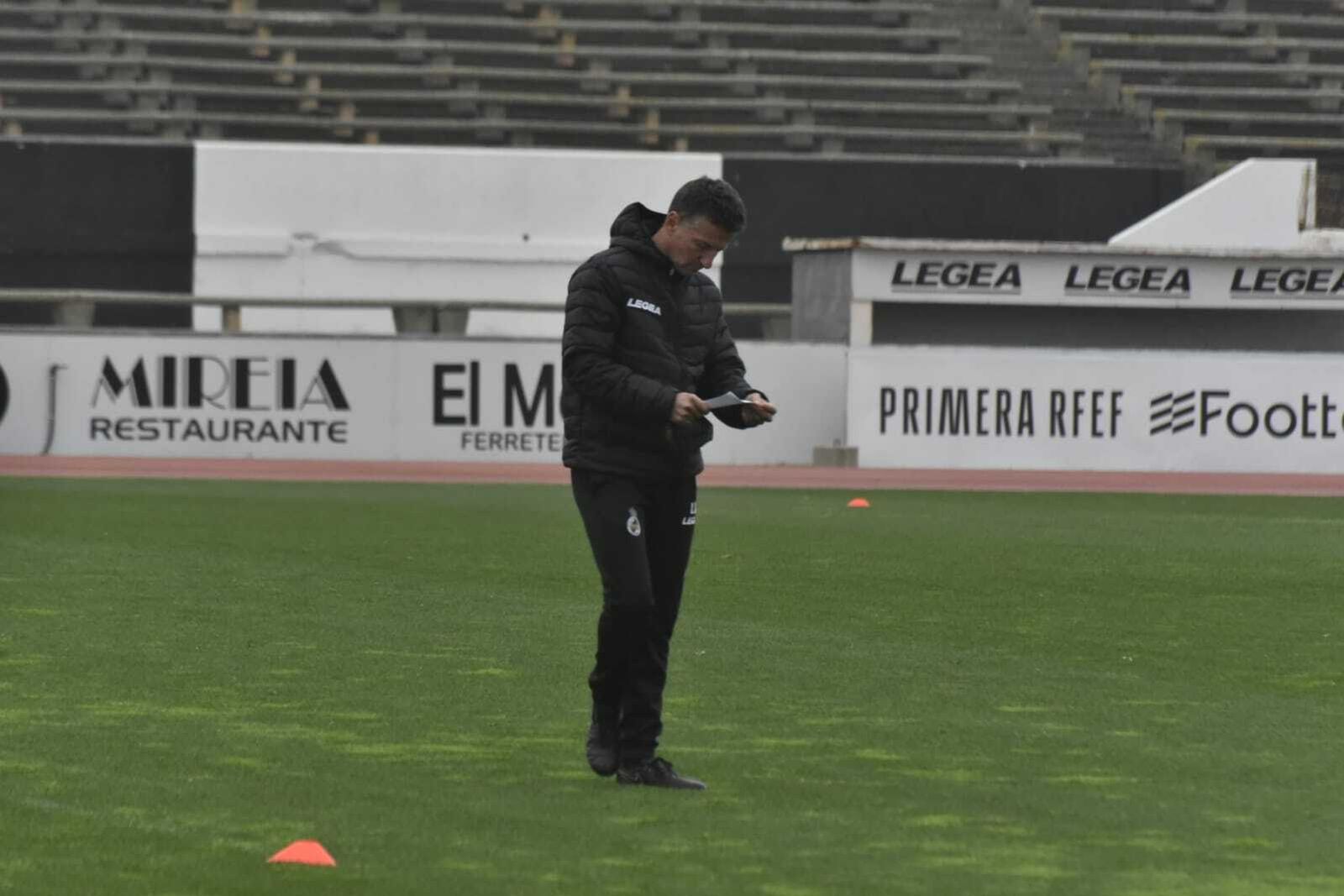 Jose Végar, durante un entrenamiento
