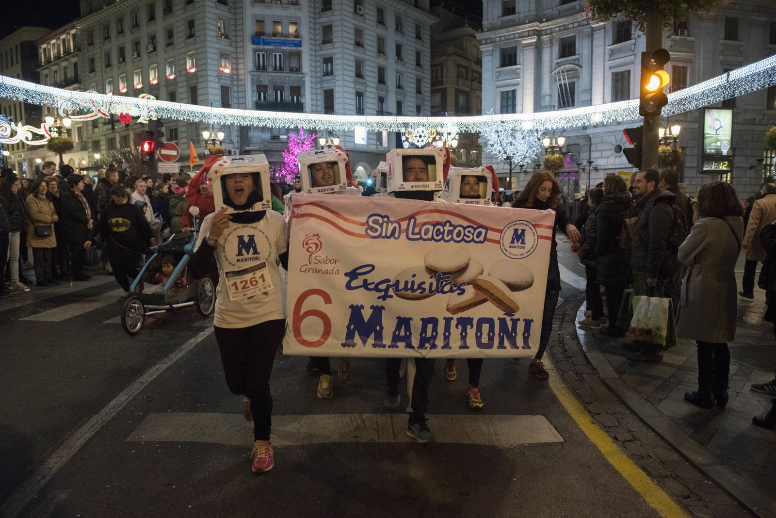 La carrera nocturna de Navidad, en imágenes