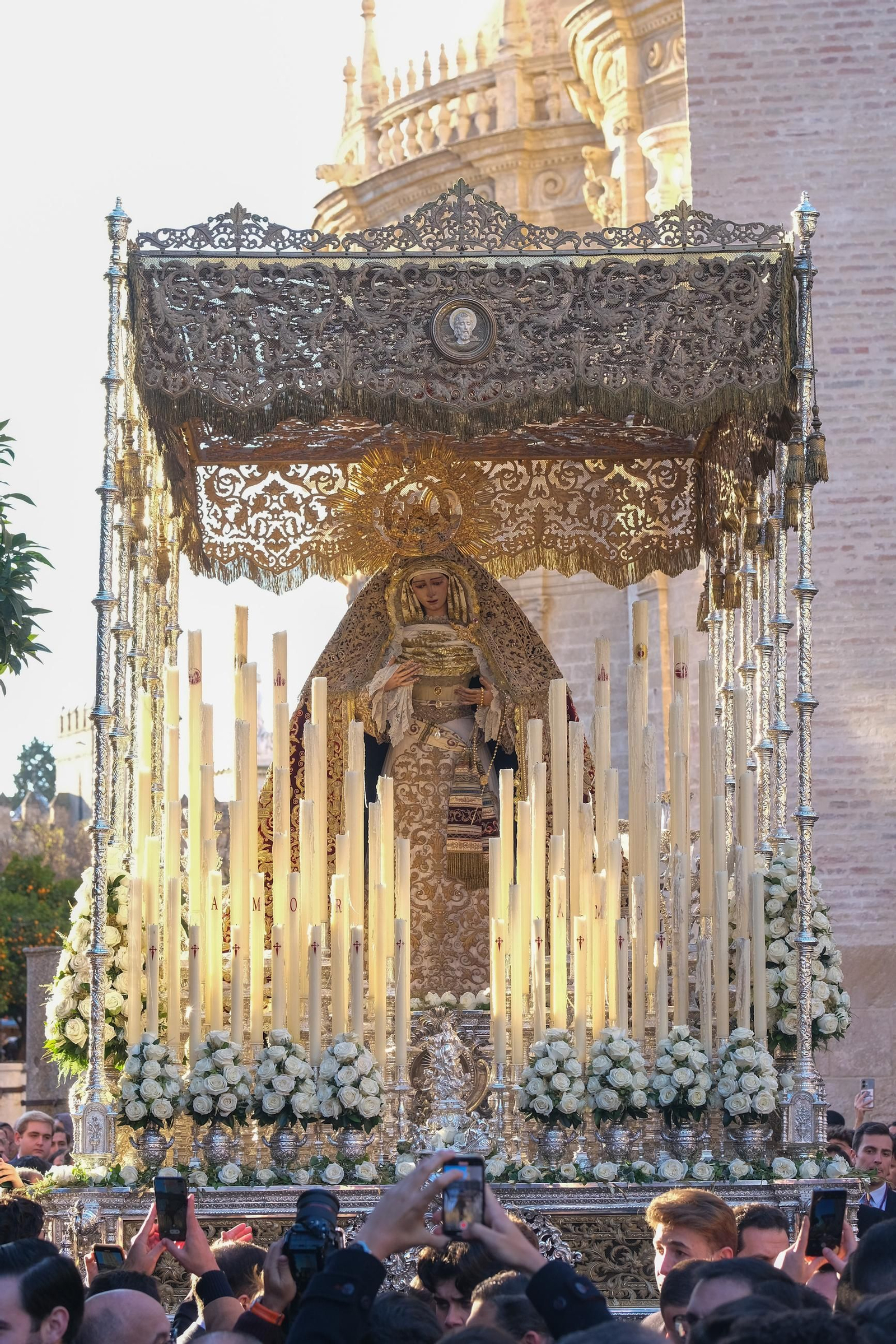 Imágenes del regreso de la Virgen del Socorro al Salvador