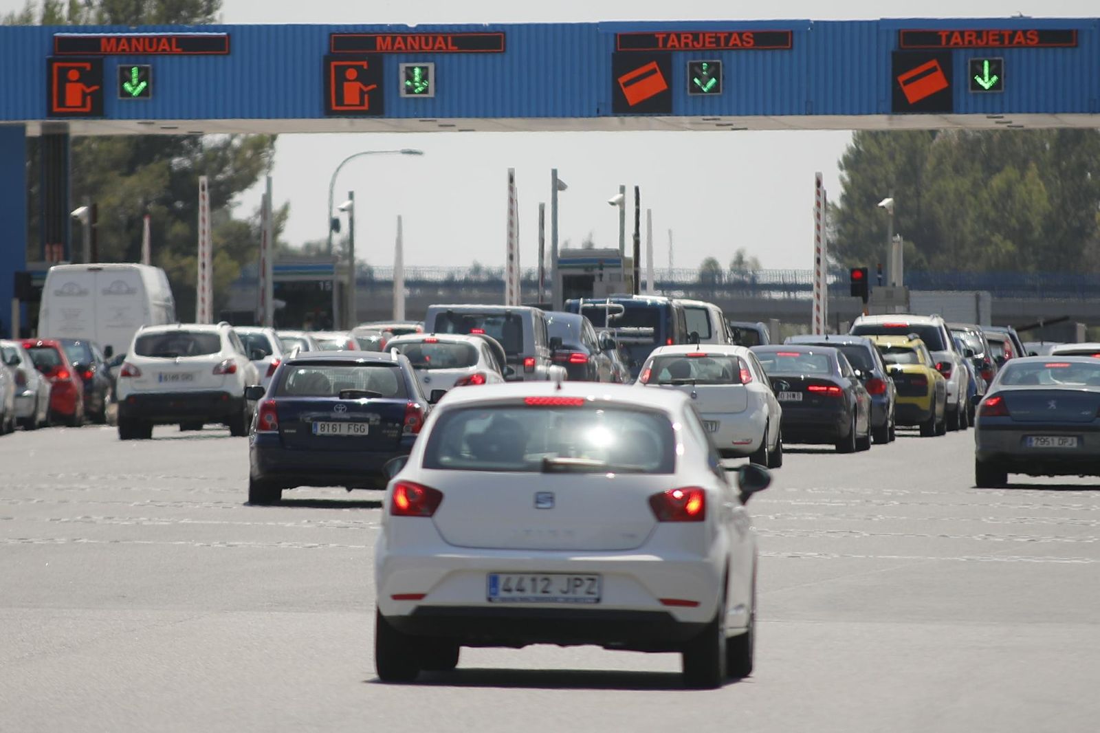 El peaje de Las Cabezas de San Juan.