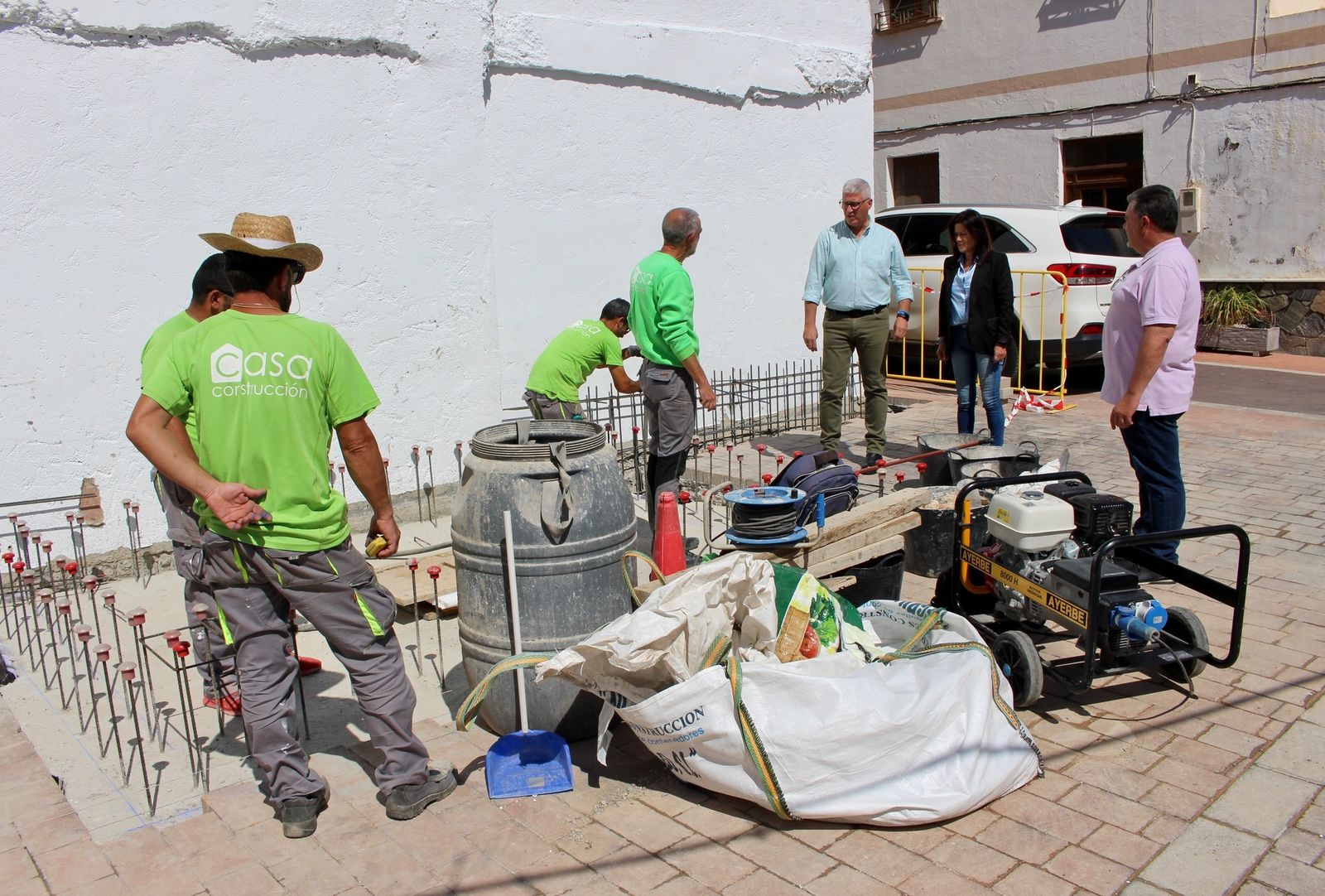 Miembros del equipo de Gobierno municipal, con el alcalde a la cabeza, han realizado una visita técnica a la zona.