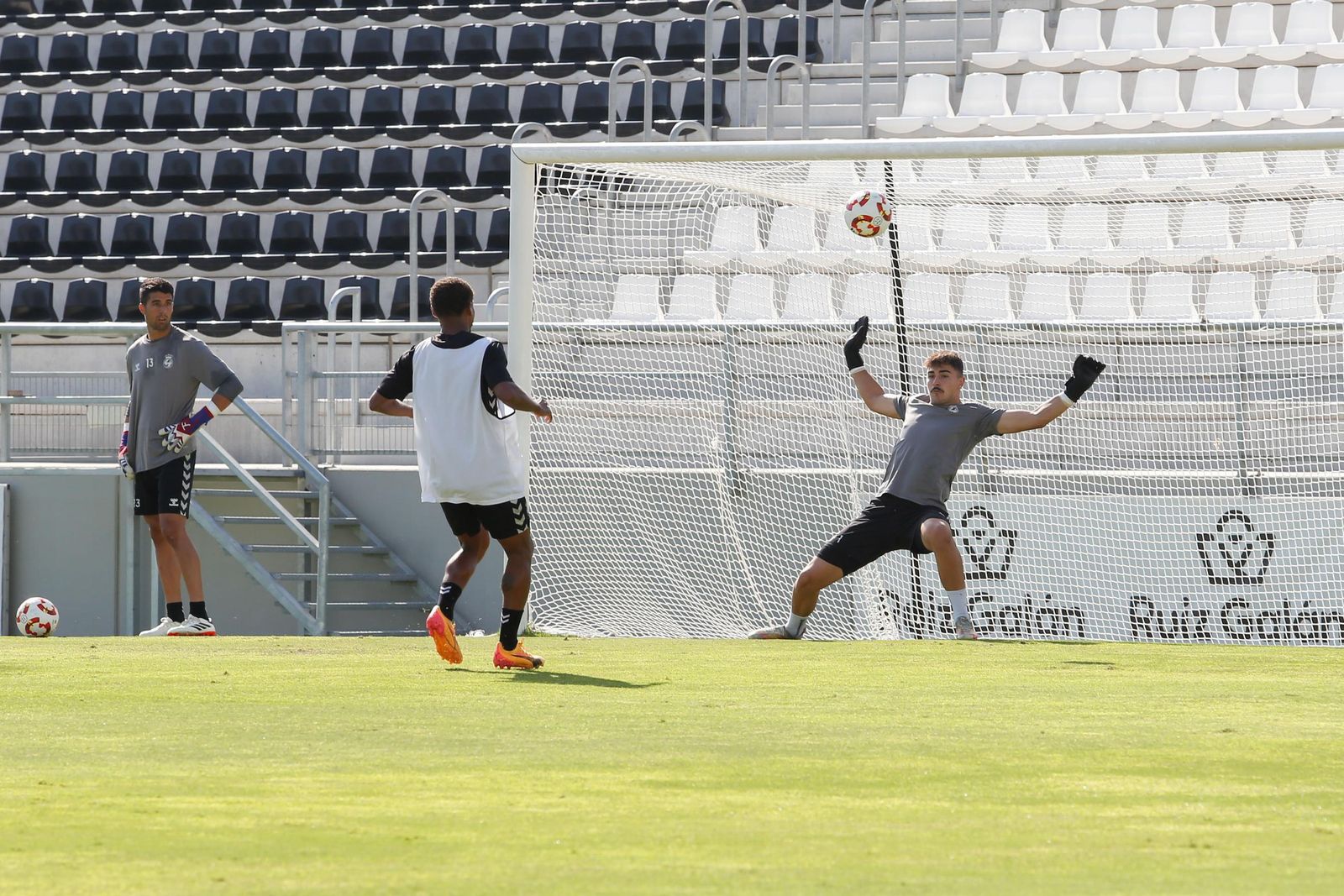Las fotos del entrenamiento de la Balona previo al partido con el San Fernando