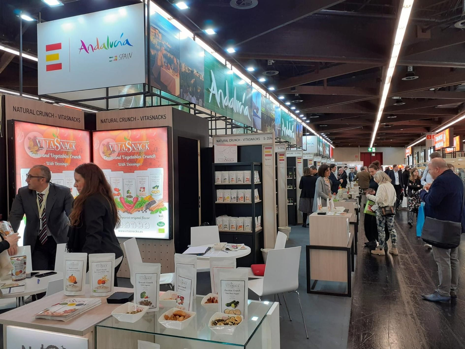 La calidad de la agricultura ecológica almeriense se luce en Biofach 2020.