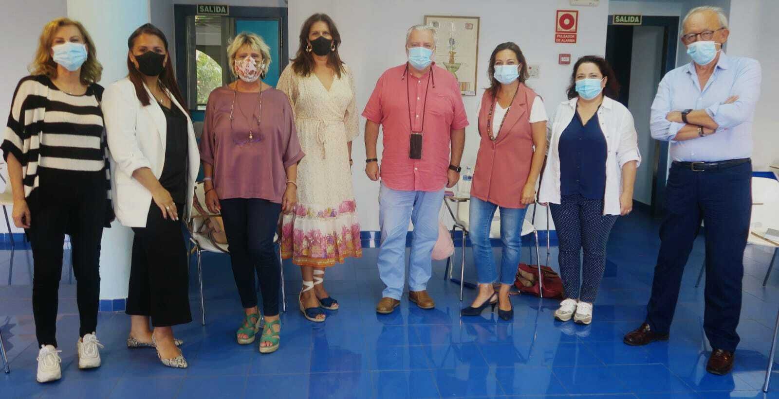 Reunión del PSOE con representantes de colectivos que trabajan con personas con discapacidad.