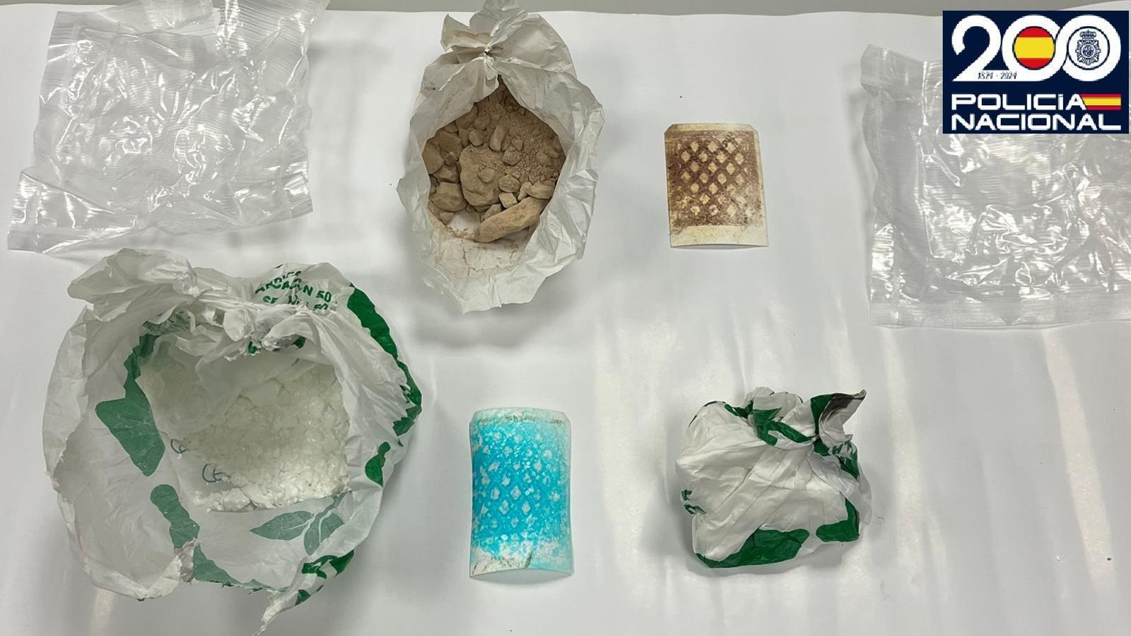 Droga incautada por la Policía Nacional.