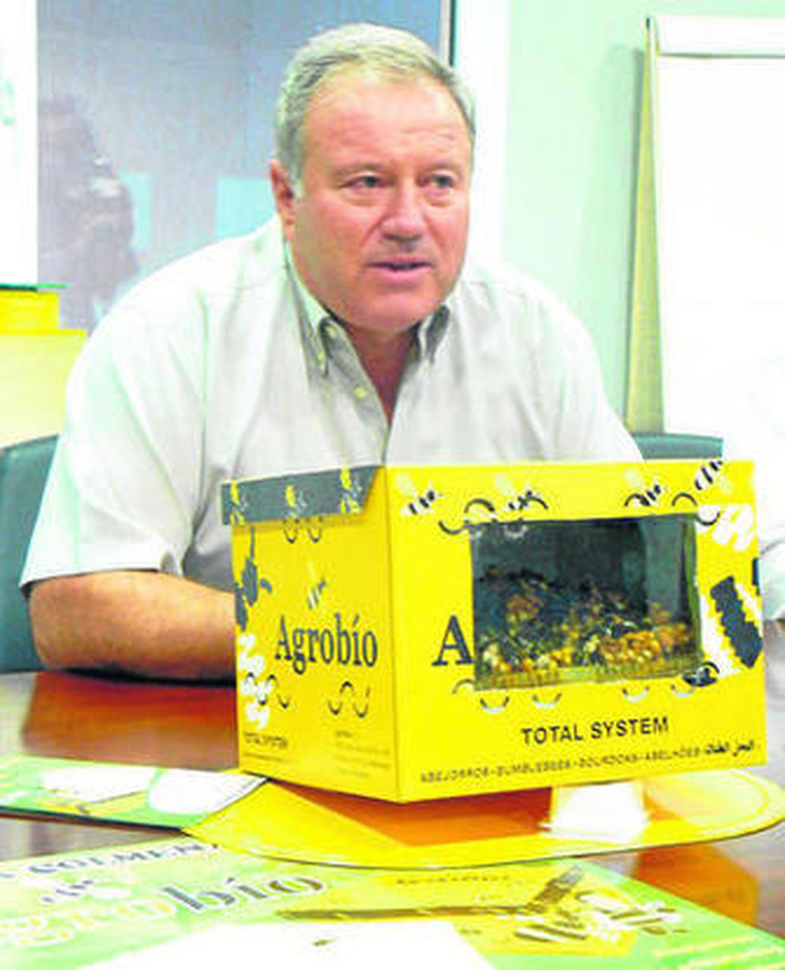 El gerente de Agrobío, José Antonio Santorromán, el alma mater de la empresa.