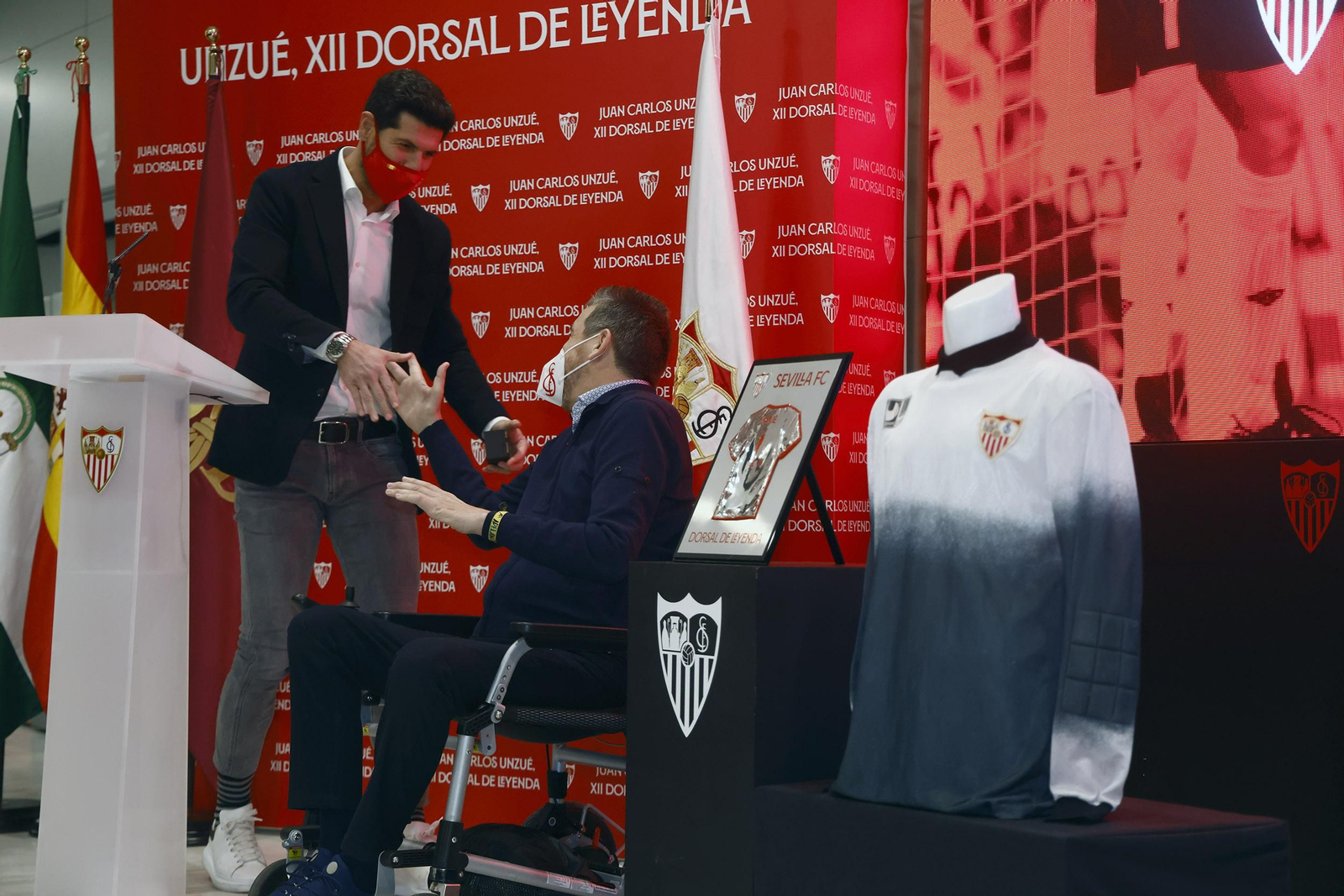 Las imágenes de Juan Carlos Unzué, Dorsal de Leyenda del Sevilla fc