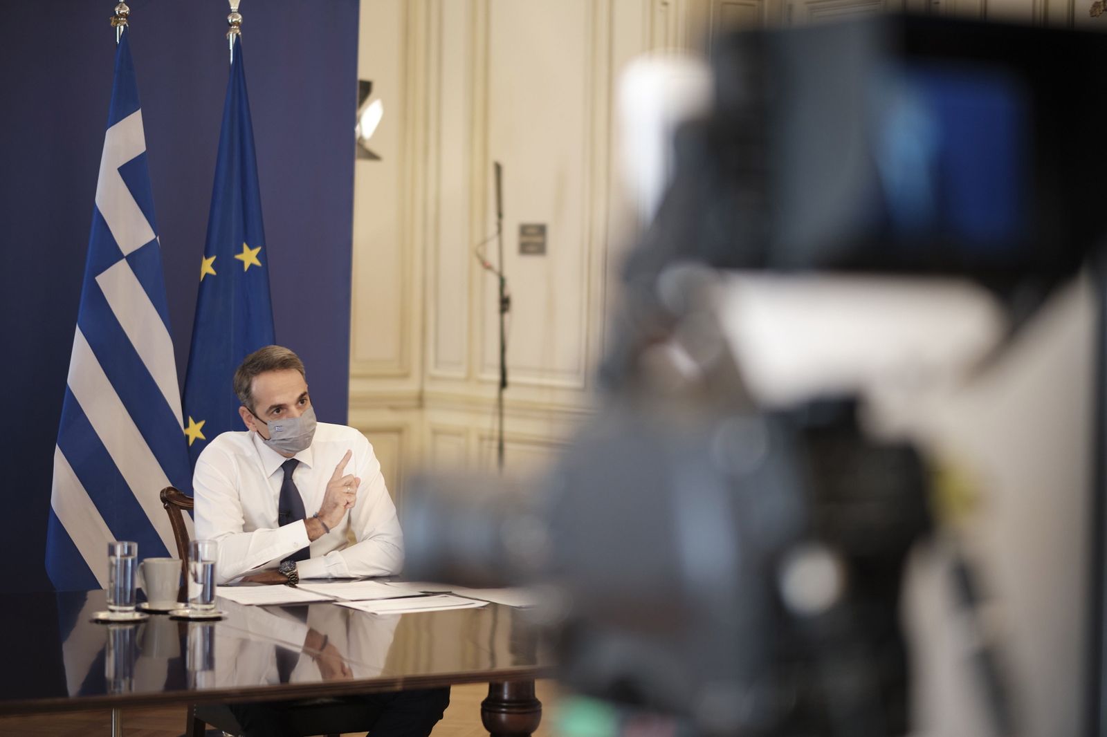 El primer ministro griego, Kyriakos Mitsotakis.