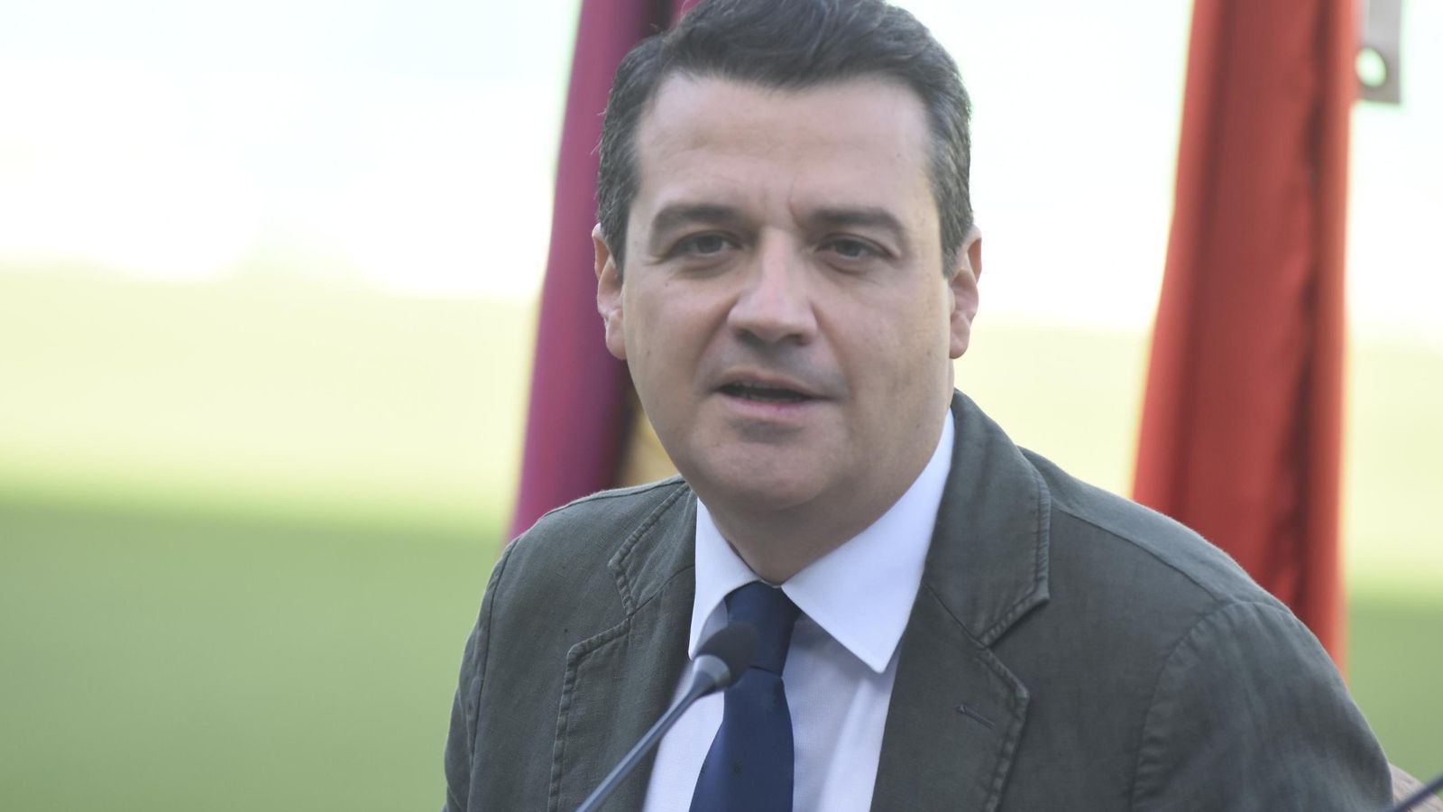 José María Bellido, en el acto de cesión de El Arcángel al Córdoba CF.