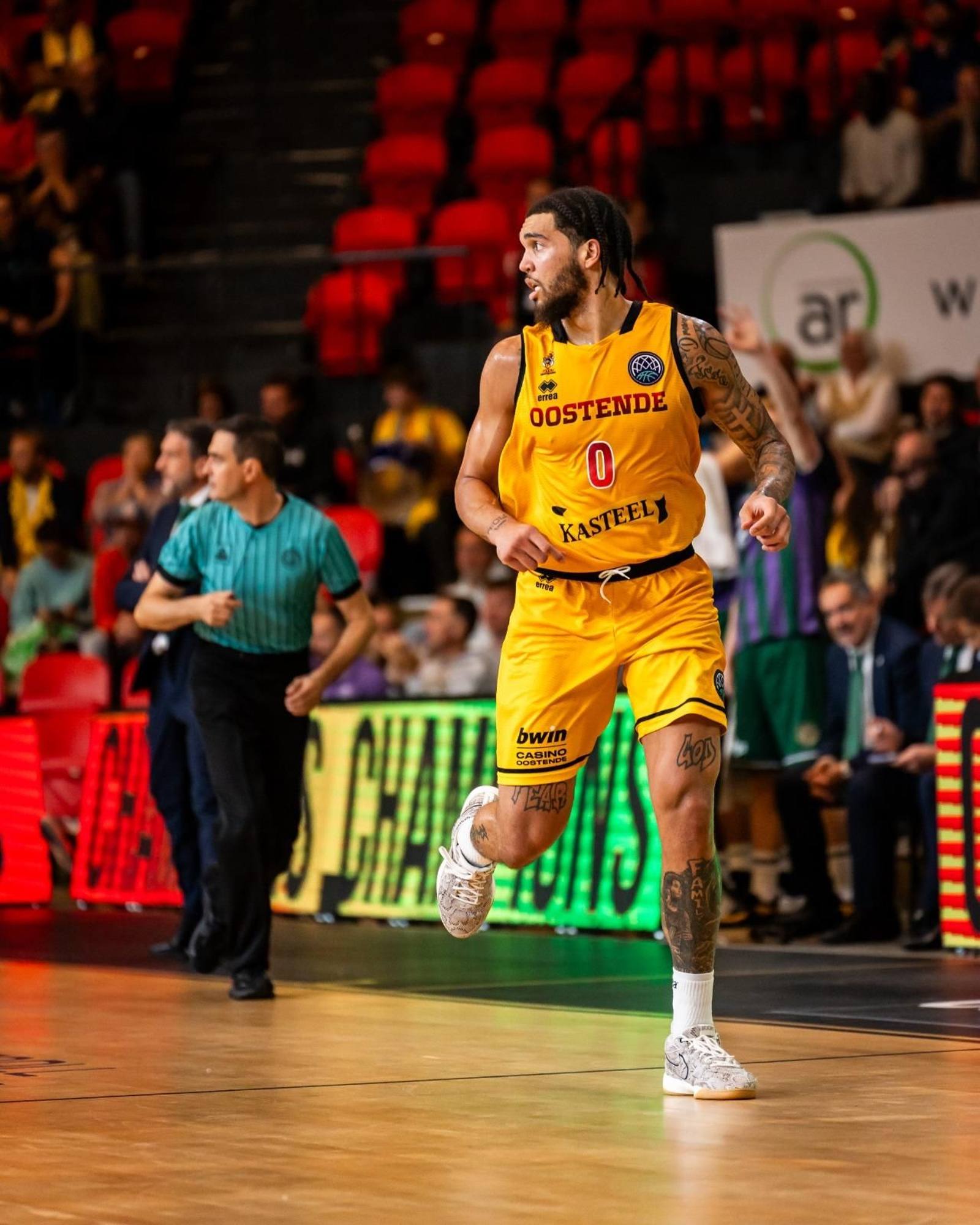 El Oostende-Unicaja, en fotos