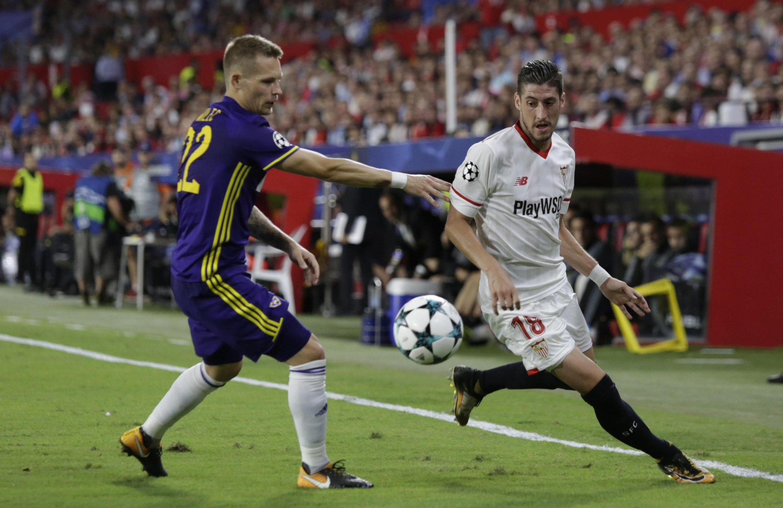 Las imágenes del Sevilla-Maribor