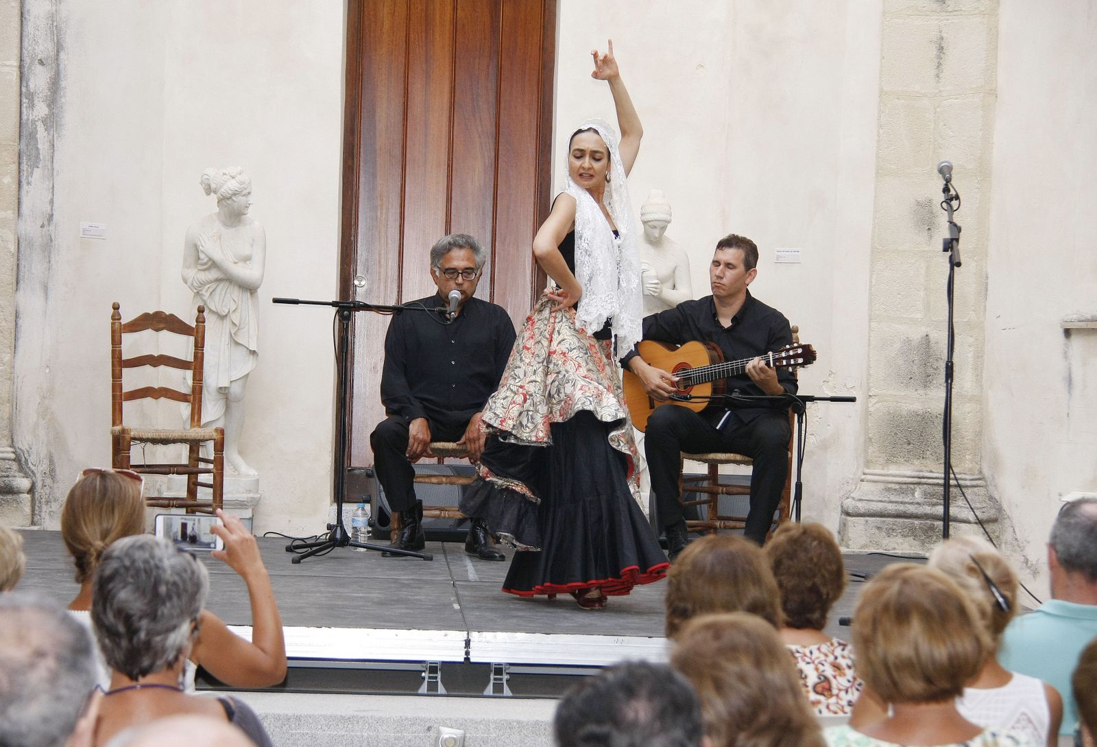 Una imagen de la actuación en el Auditorio de El Hospitalito.