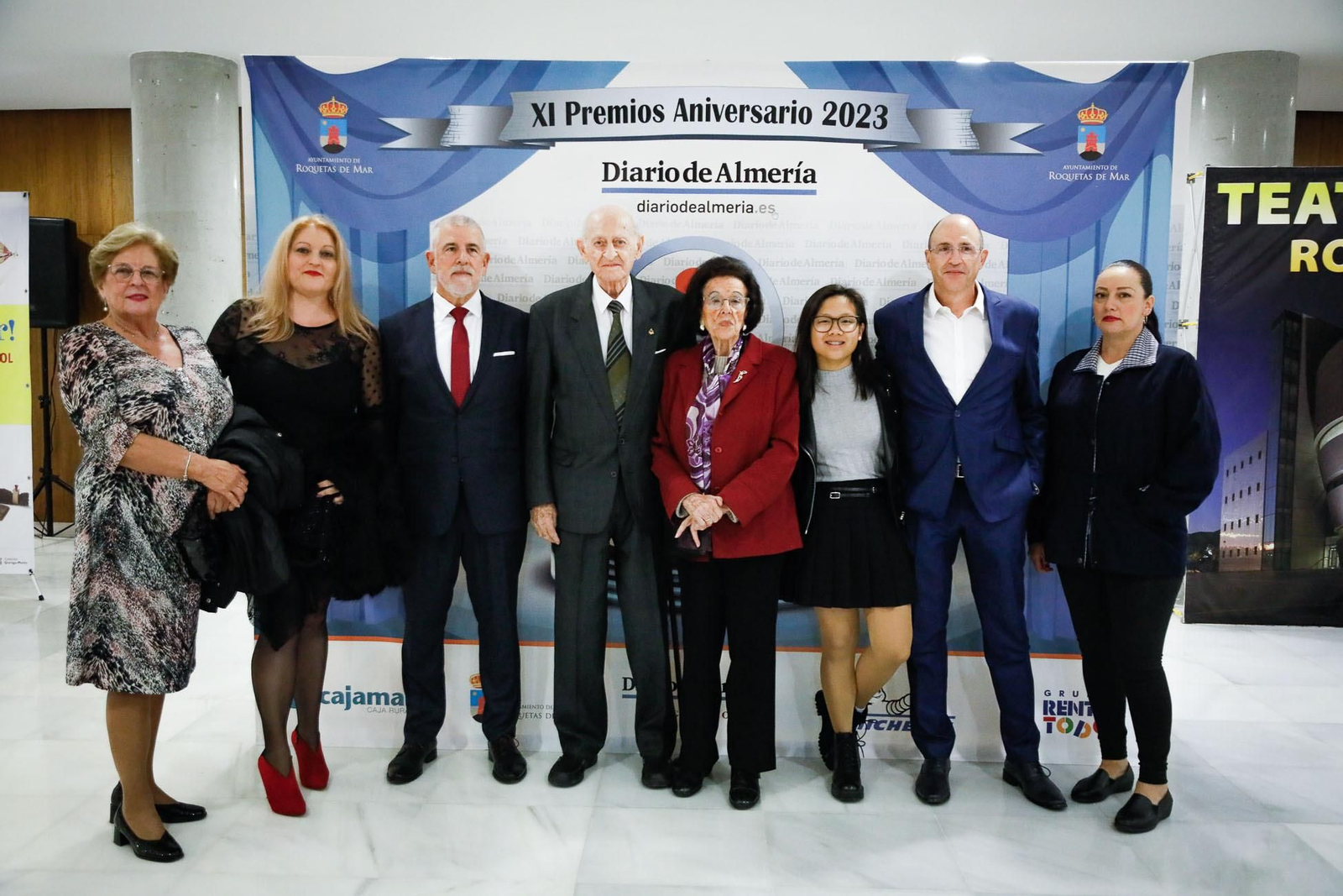 Imágenes de la Gala Aniversario de Diario de Almería, en Roquetas
