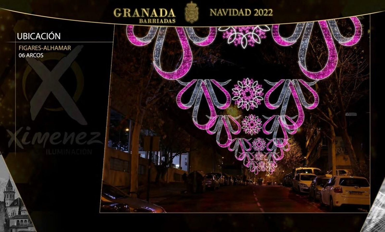 Estas son las luces de Navidad de los barrios de Granada, calle por calle