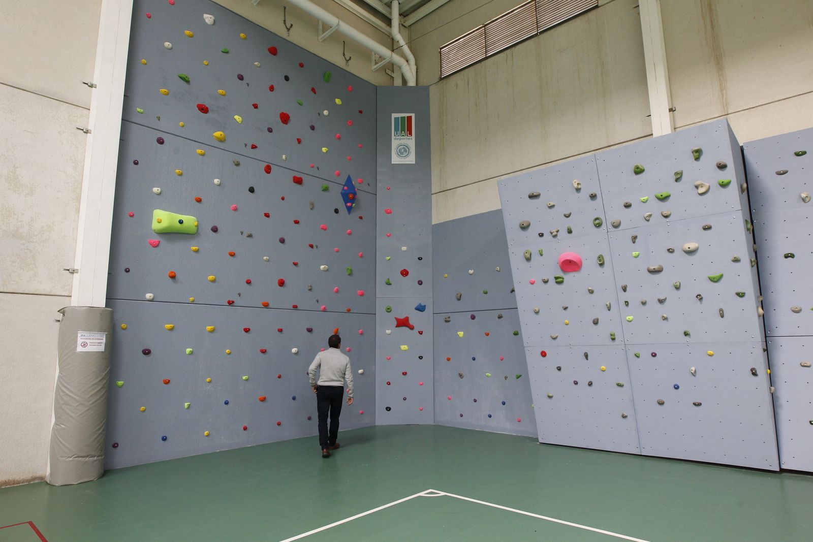 El nuevo rocódromo fue inaugurado en diciembre de 2016.