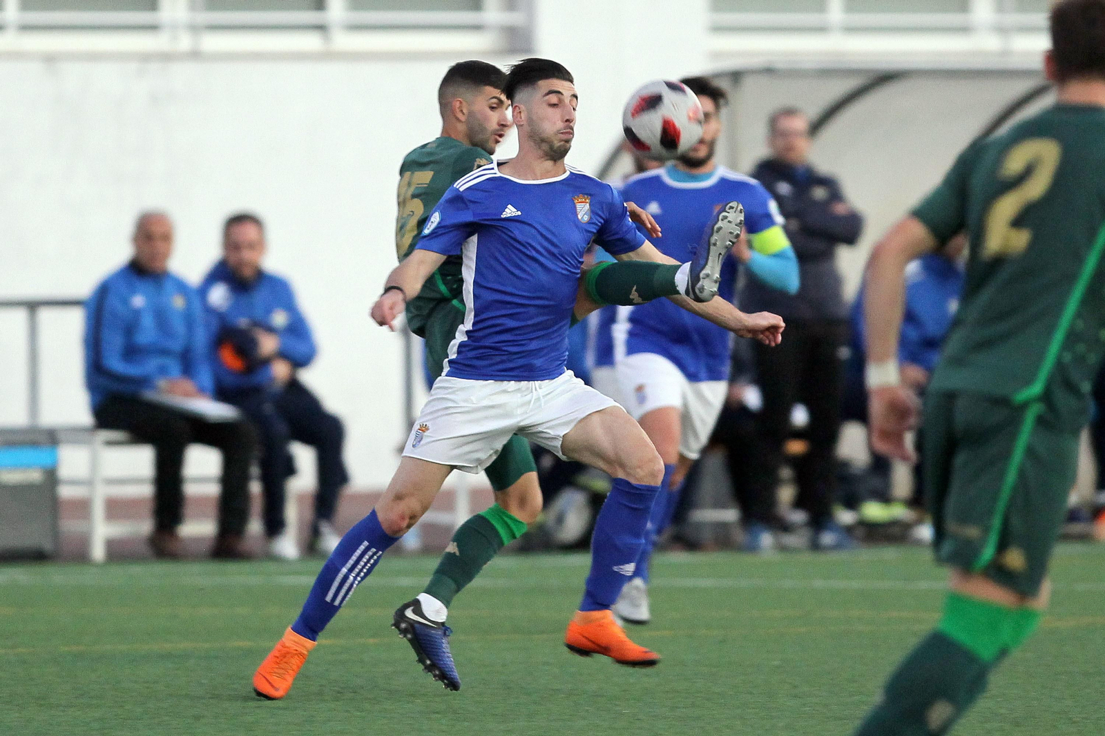 Partido entre Xerez CD y Betis Deportivo en Complejo Deportivo La Granja