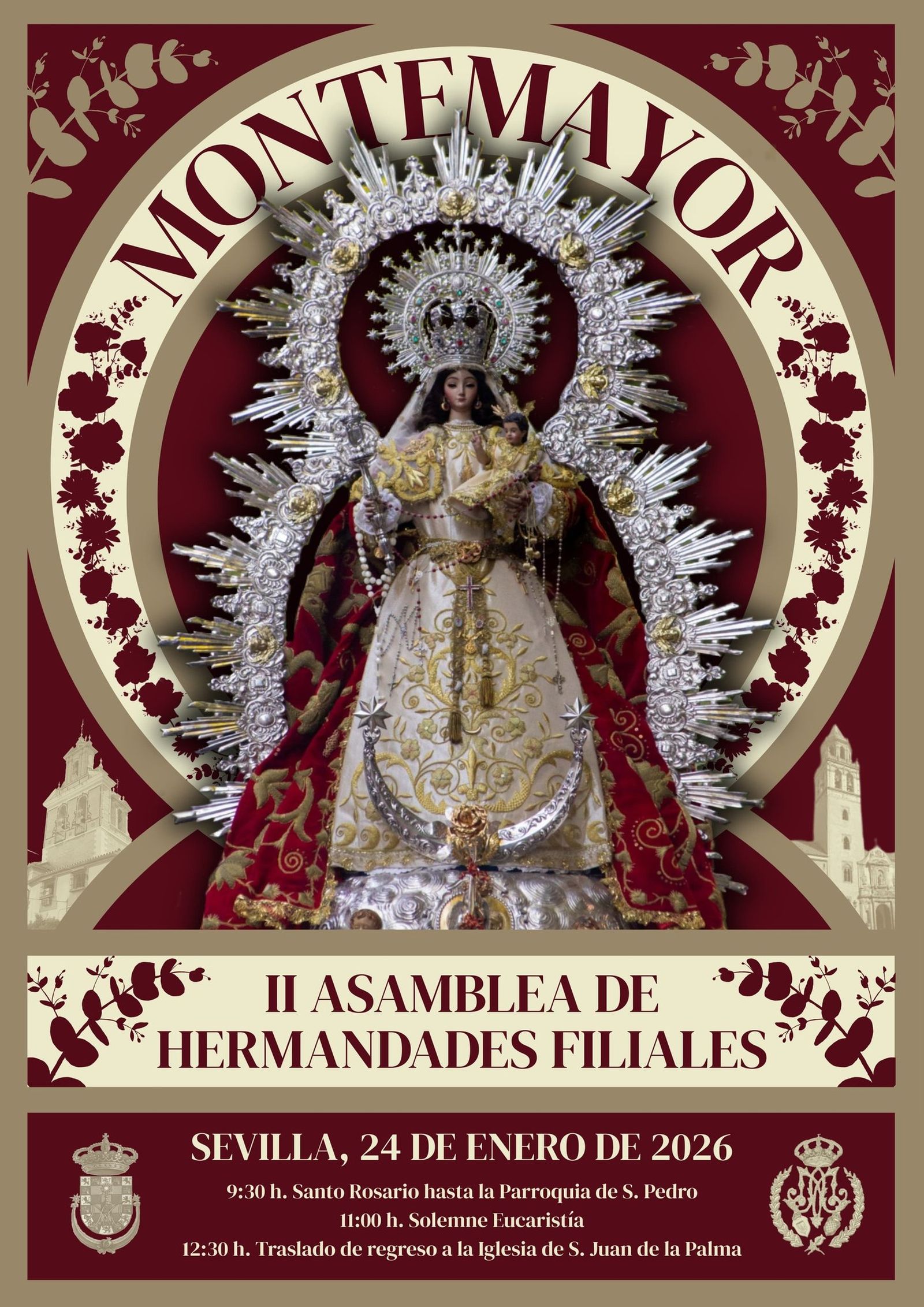 Cartel oficial de este II Encuentro de Filiales de Montemayor