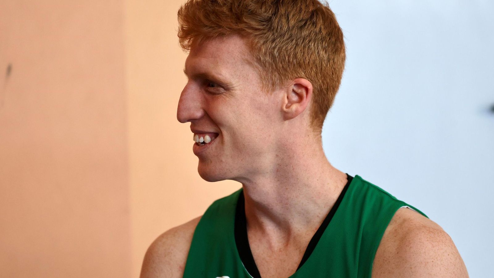 Alberto Díaz, durante la entrevista.