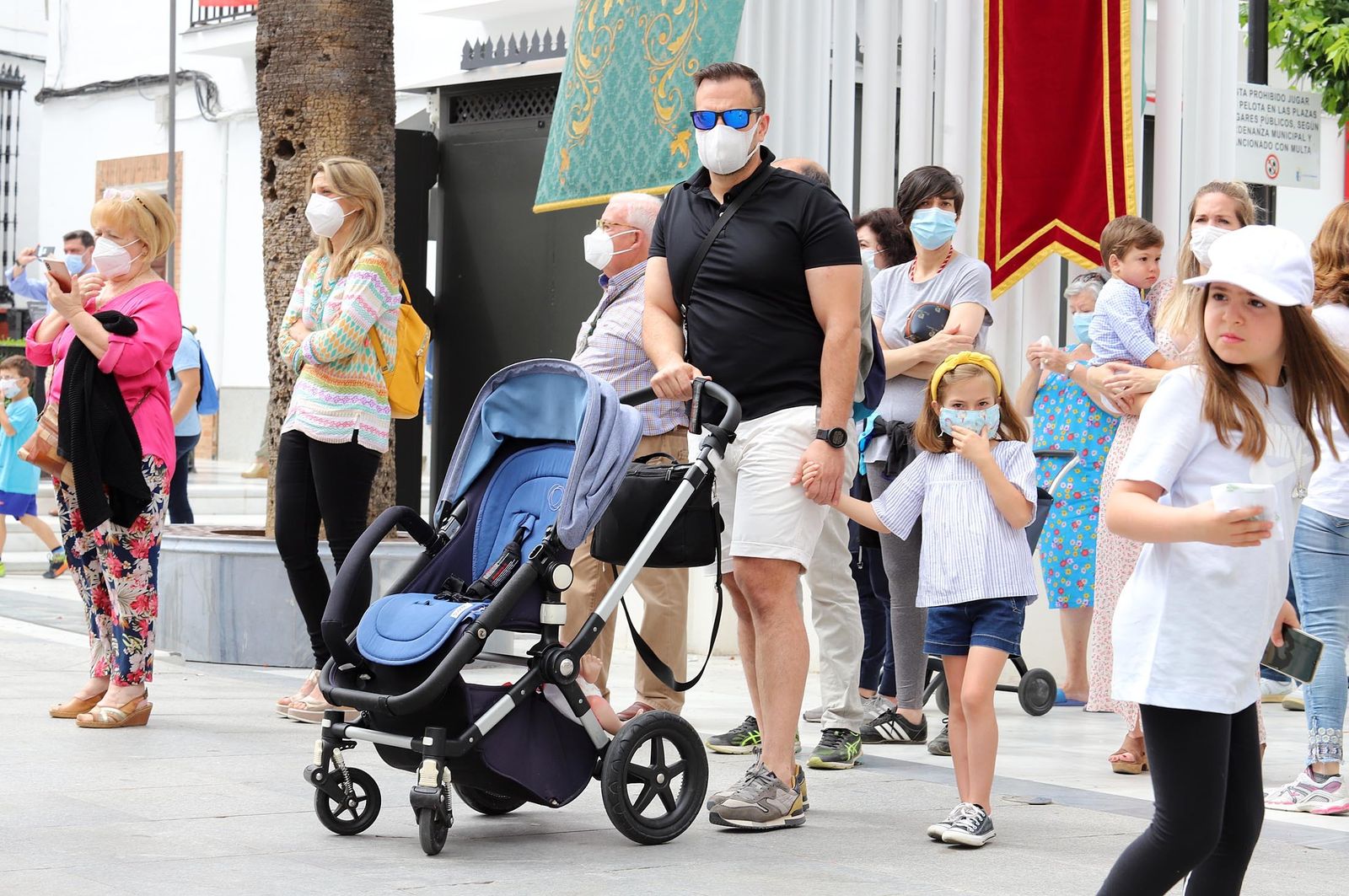 Imágenes de la Virgen del Rocío en el Lunes de Pentecostés 2020