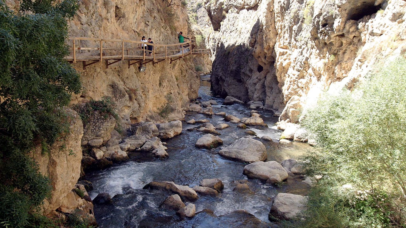 Parte de la ruta en el Río Castril