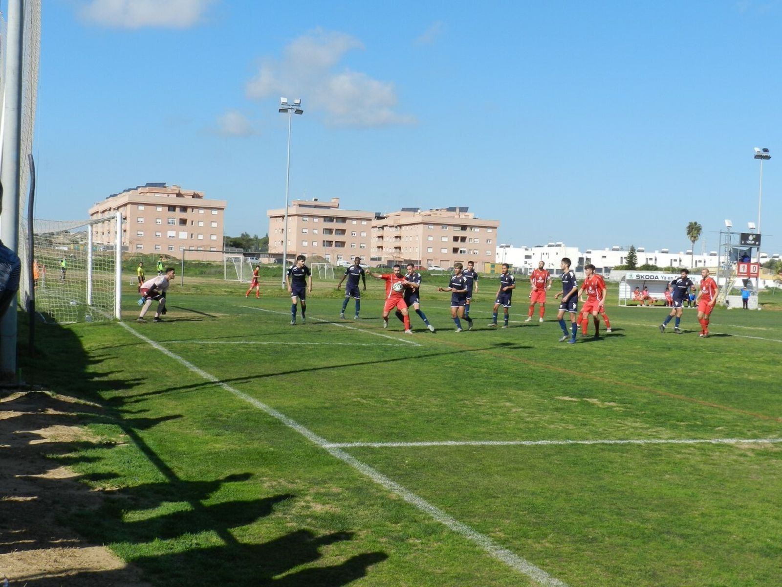 Acción de mucho peligro del Recreativo Portuense en el área algecirista.