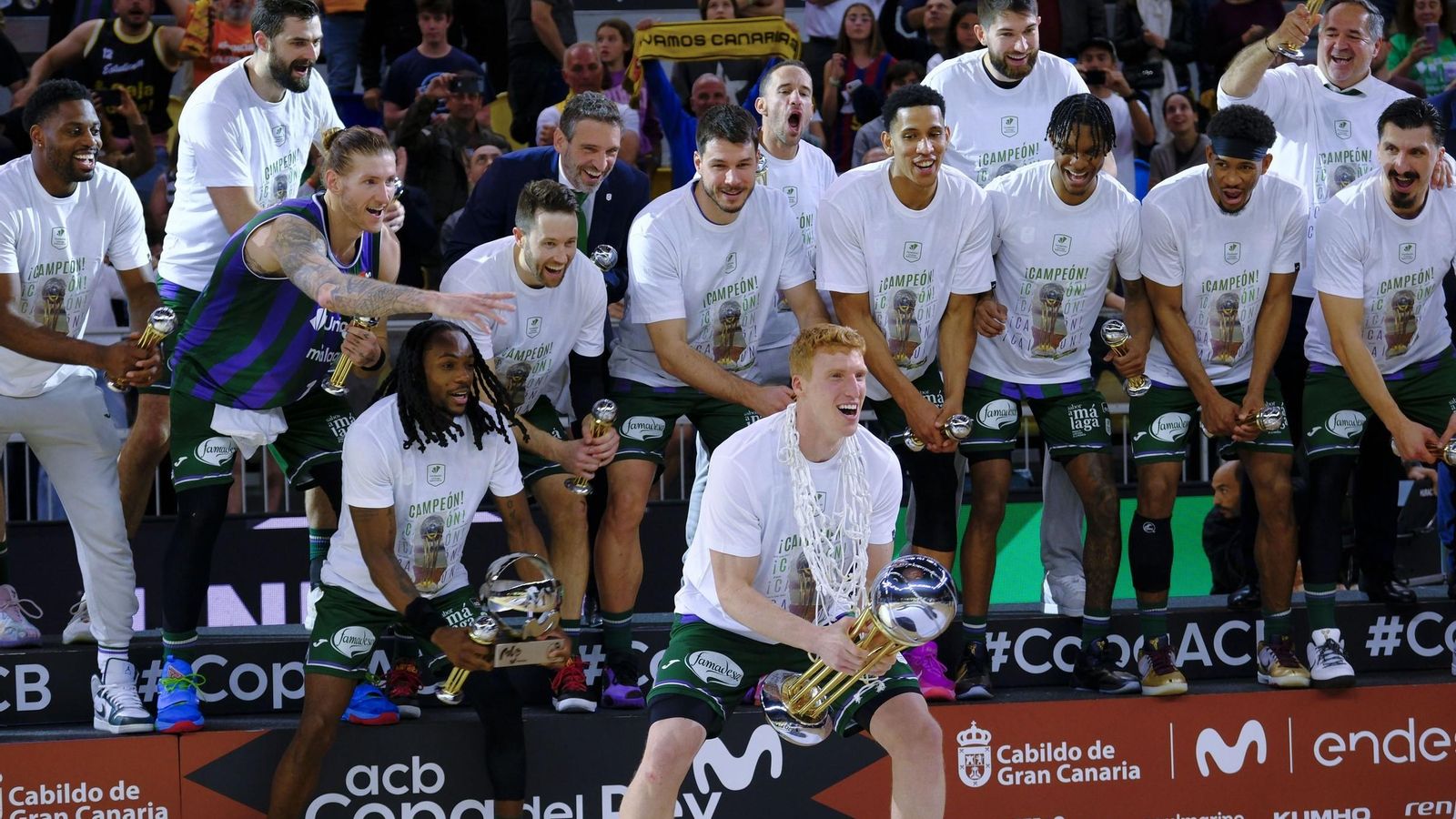 El Unicaja, campeón de Copa: Todas las imágenes del partido, la fiesta y la llegada a Málaga