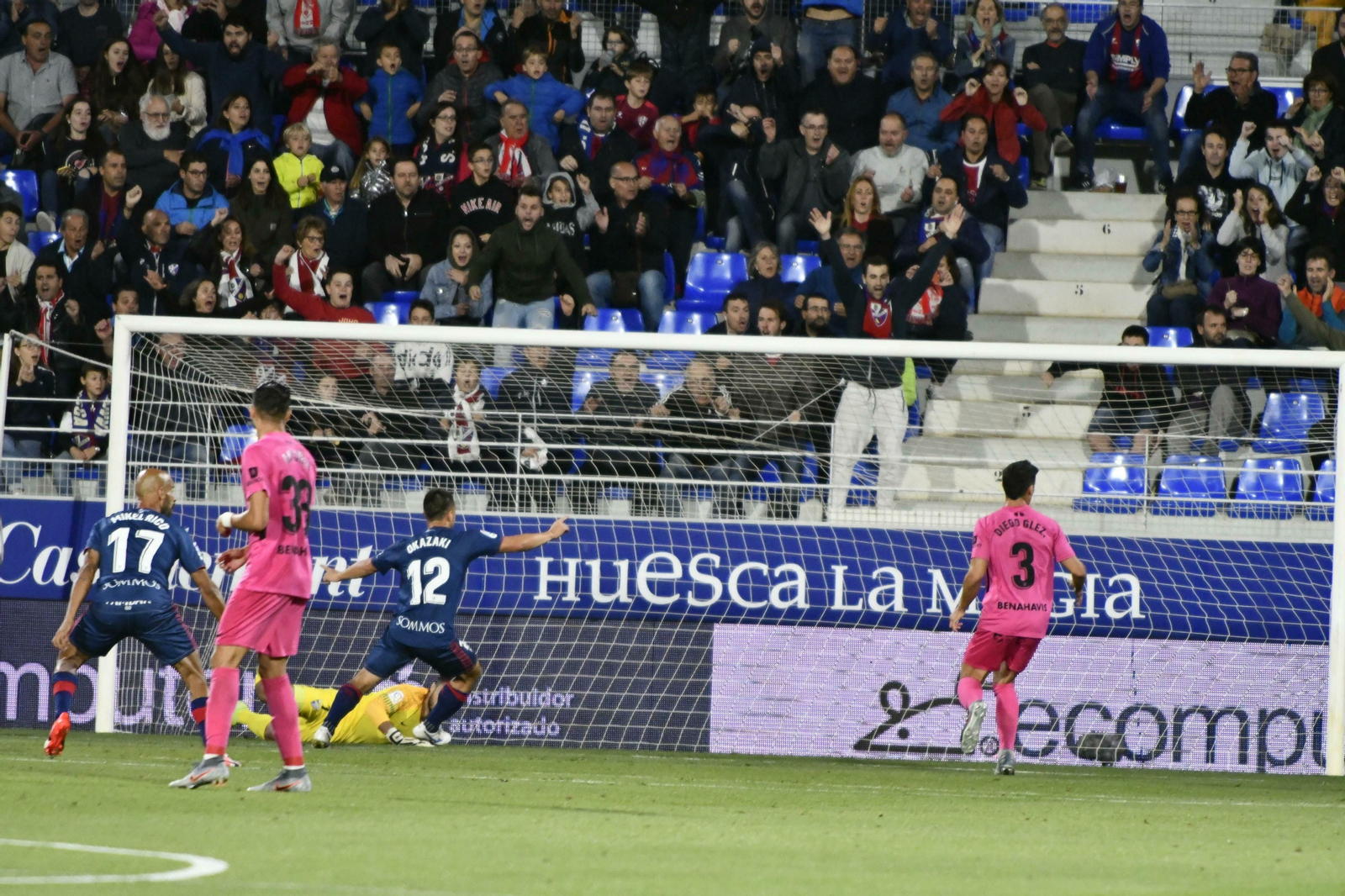 Las fotos del Huesca - Málaga CF
