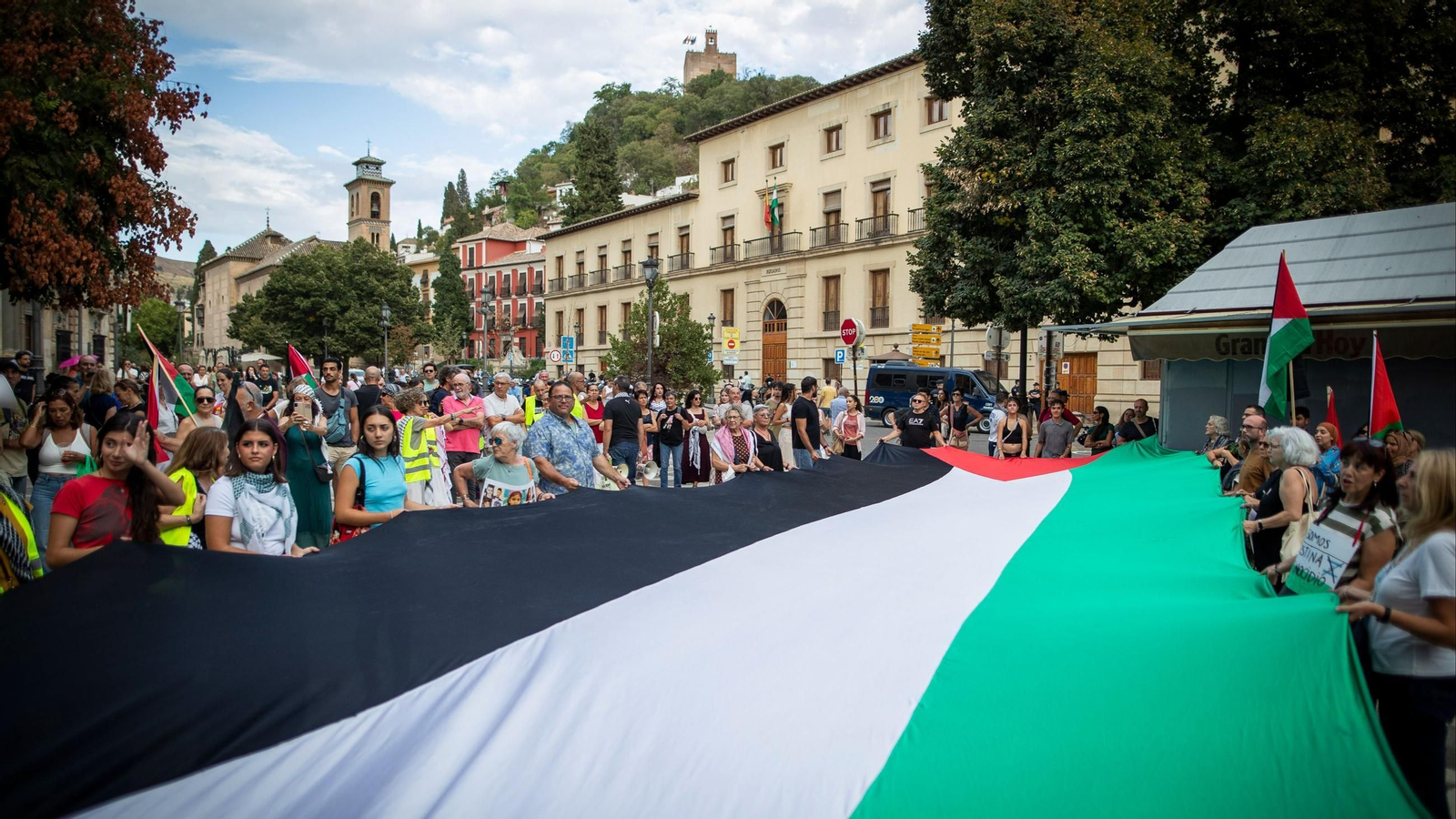 Marcha a favor de Palestina en Granada