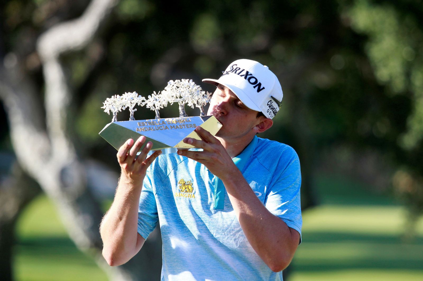 El estadounidense John Catlin se proclamó campeón en el Estrella Damm Andalucía  Masters , único torneo del Circuito Europeo que se disputa este año en España y que se ha desarrollado en el Real Club Valderrama