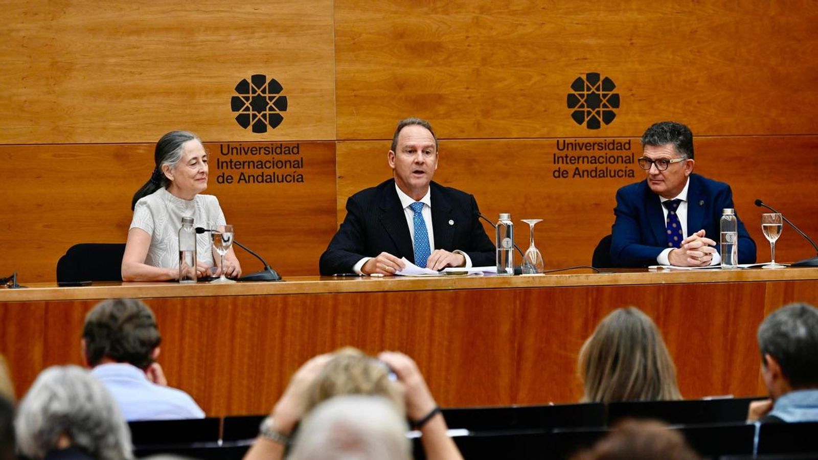 Intervención del rector de la UNIA, José Ignacio García.
