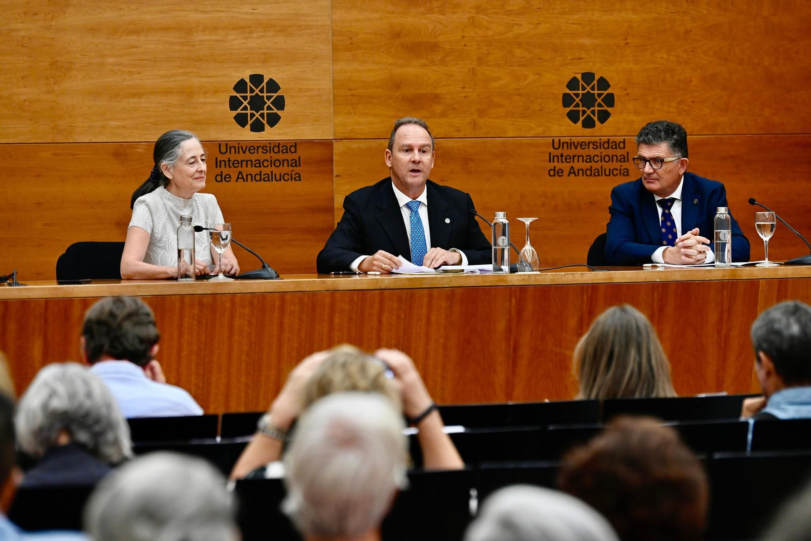 Intervención del rector de la UNIA, José Ignacio García.