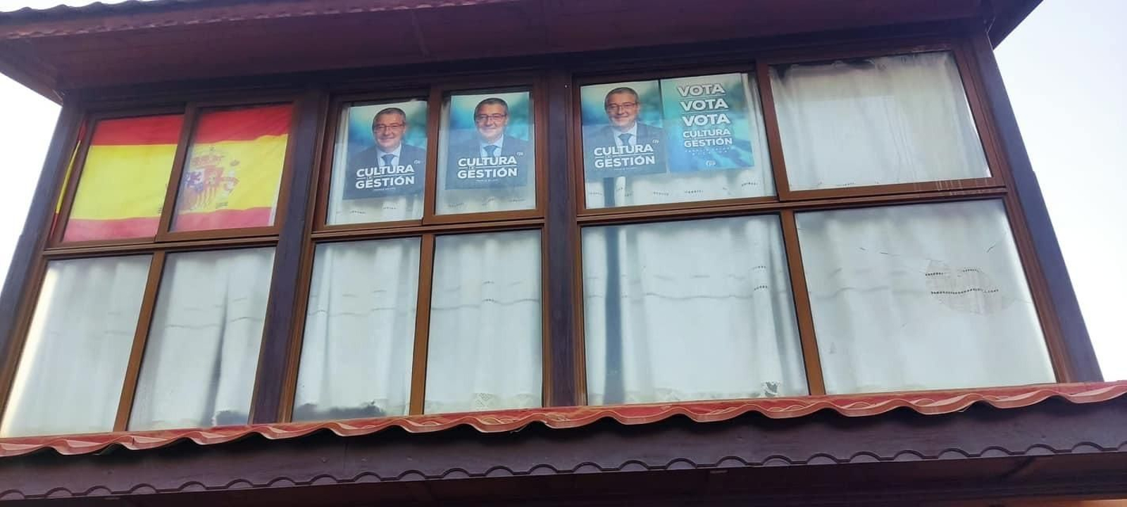 Ventana de la afiliada al PP.