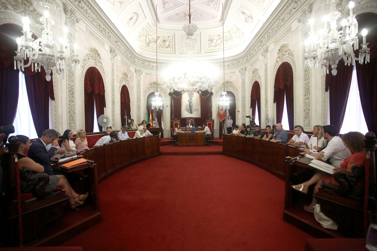 Imagen de archivo de un pleno municipal.