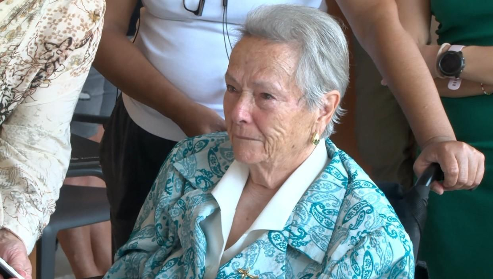 Rosario Reyes Bey, vecina del Meadero de la Reina homenajeada