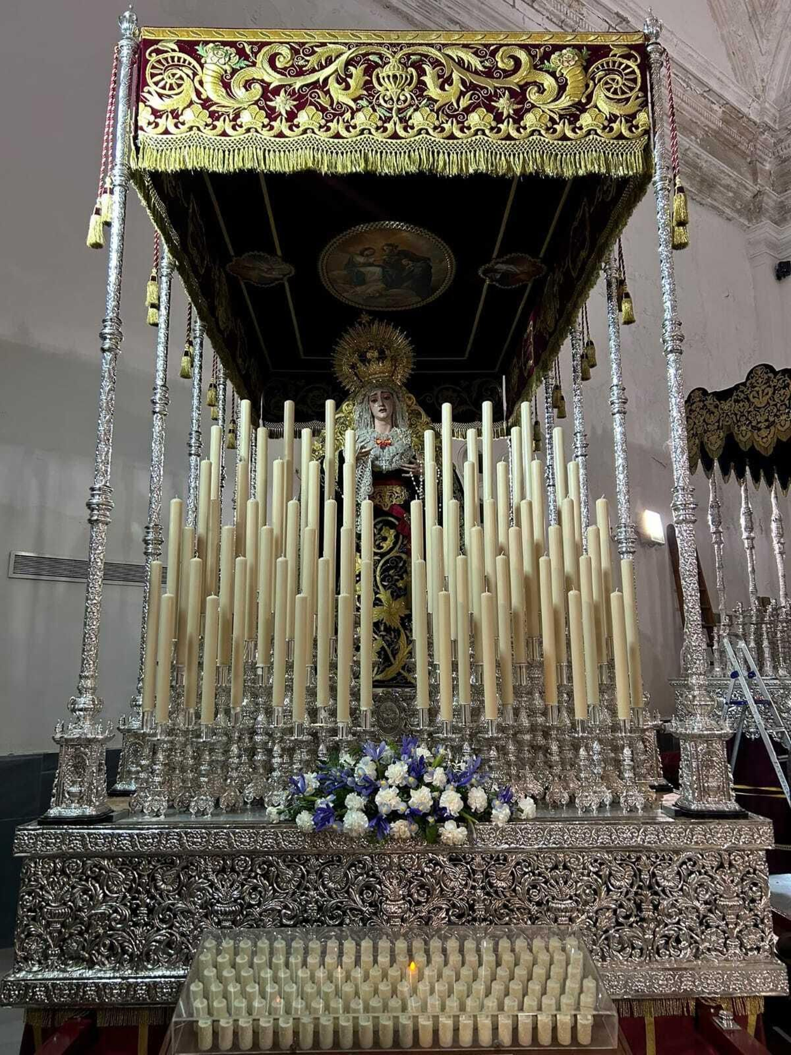 Palio de la Virgen de la Salud de Sanidad. Palio de la Virgen de la Salud de Sanidad.