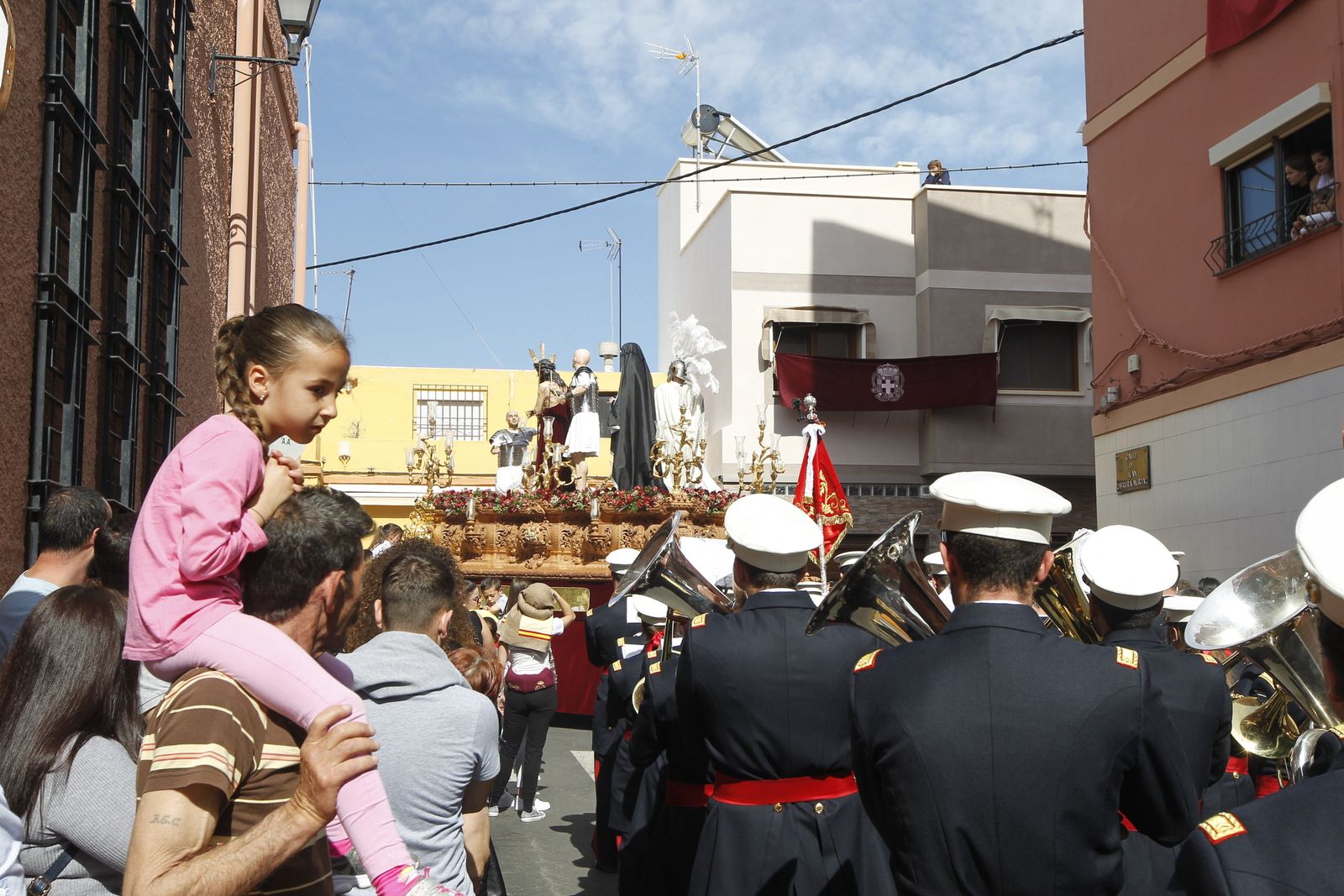 Imágenes de la Procesión de Coronación. Barrio de Los Molinos. Semana Santa Almería 2019