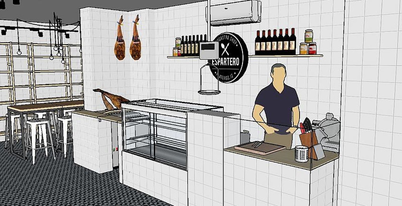 Así será la nueva tienda de El Espartero en Jerez