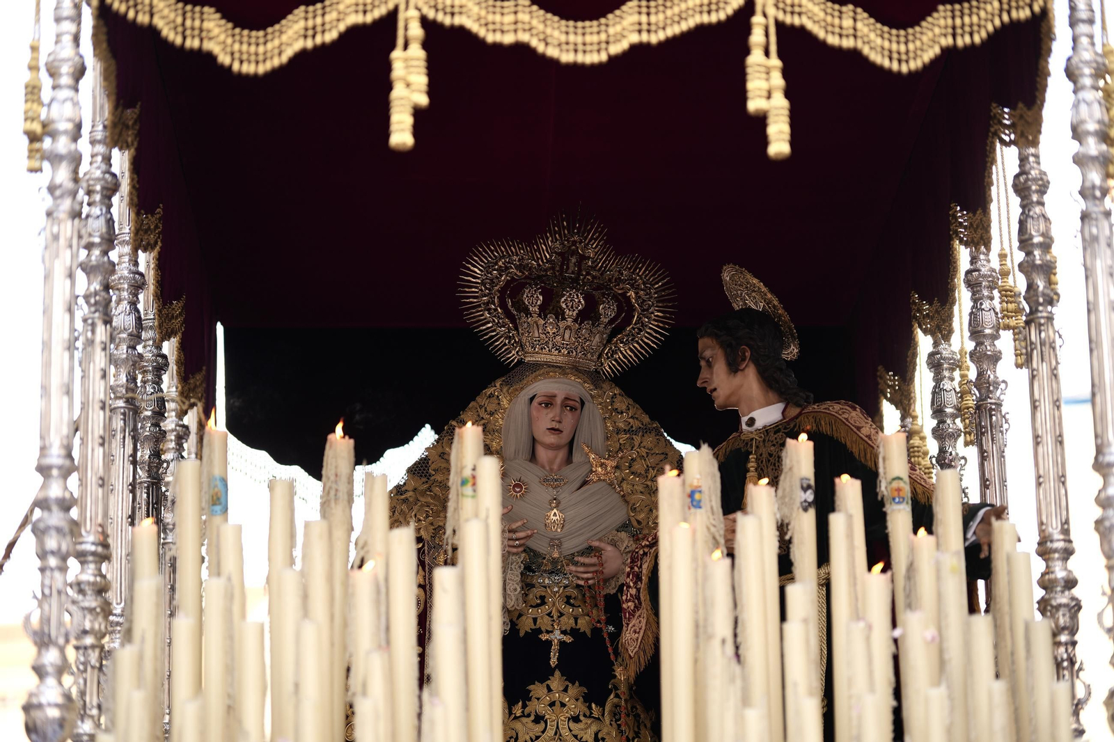 Salutación el Domingo de Ramos en Málaga, en imágenes