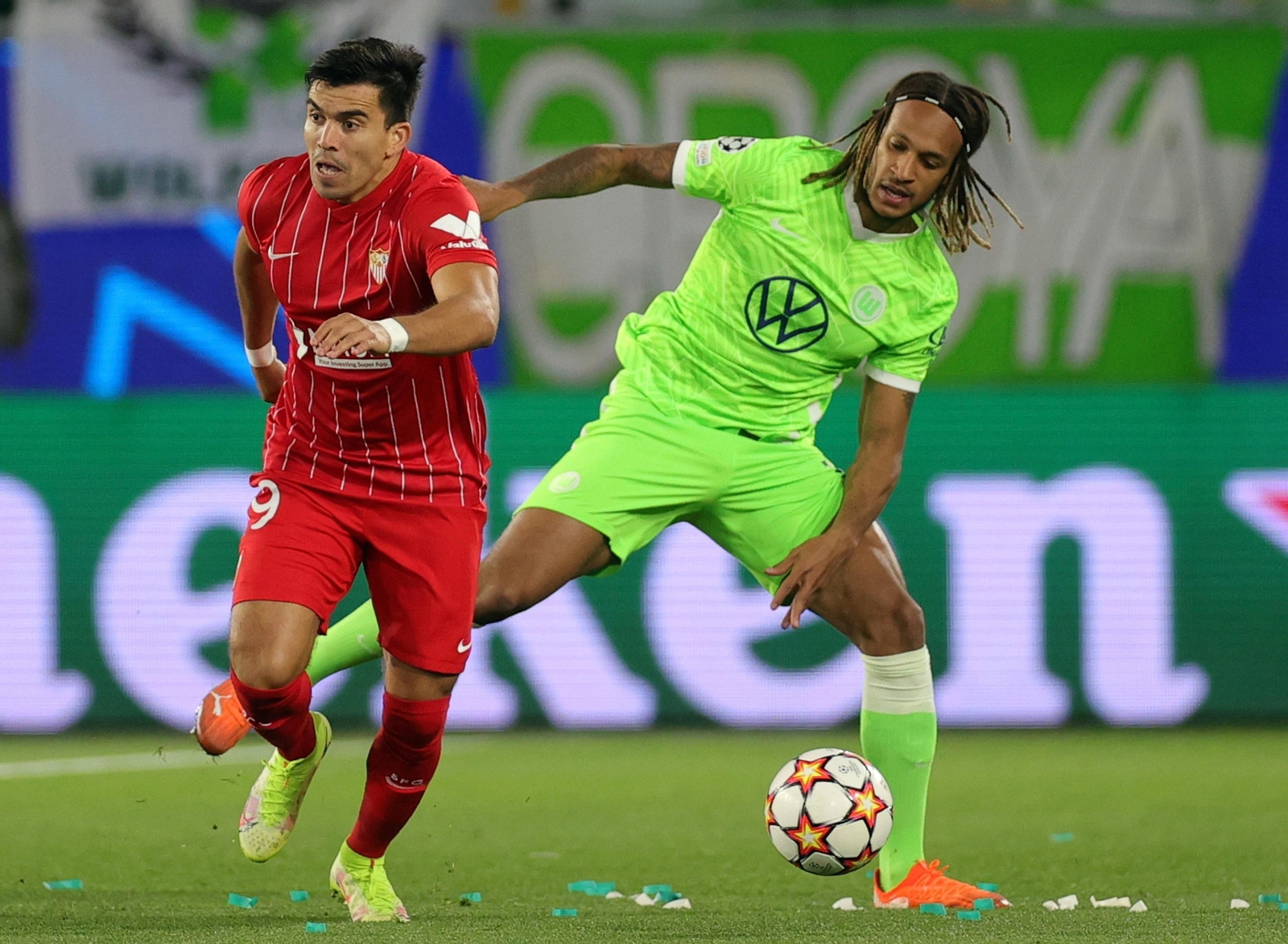 Las imágenes del Wolfsburgo-Sevilla