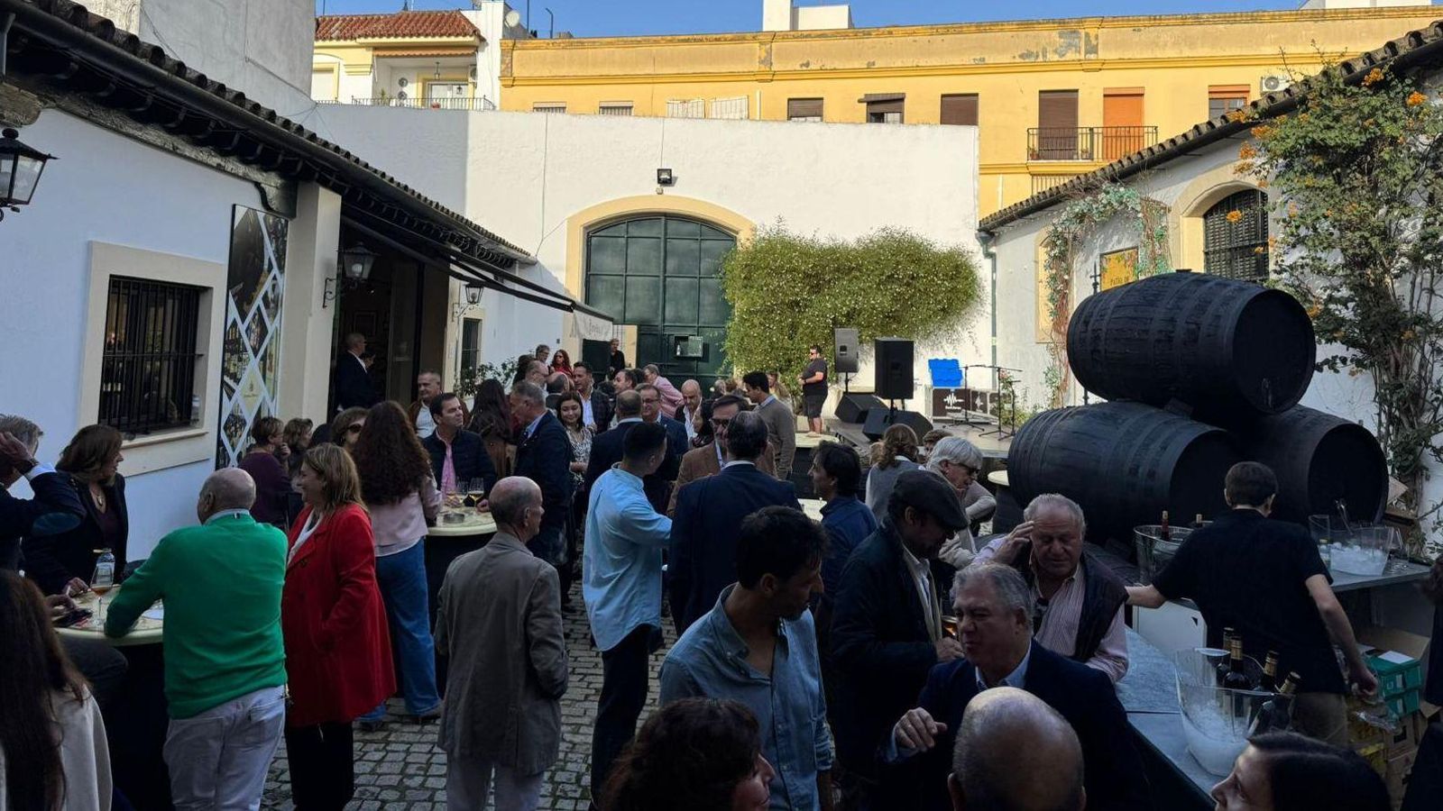 Convivencia de la peña flamenca Los Cernícalos en Cayetano del Pino.