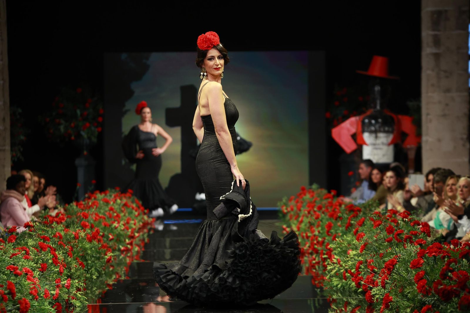 Desfile Mujeres con Solera de Javier del Álamo en la Pasarela Flamenca Jerez Tío Pepe 2023